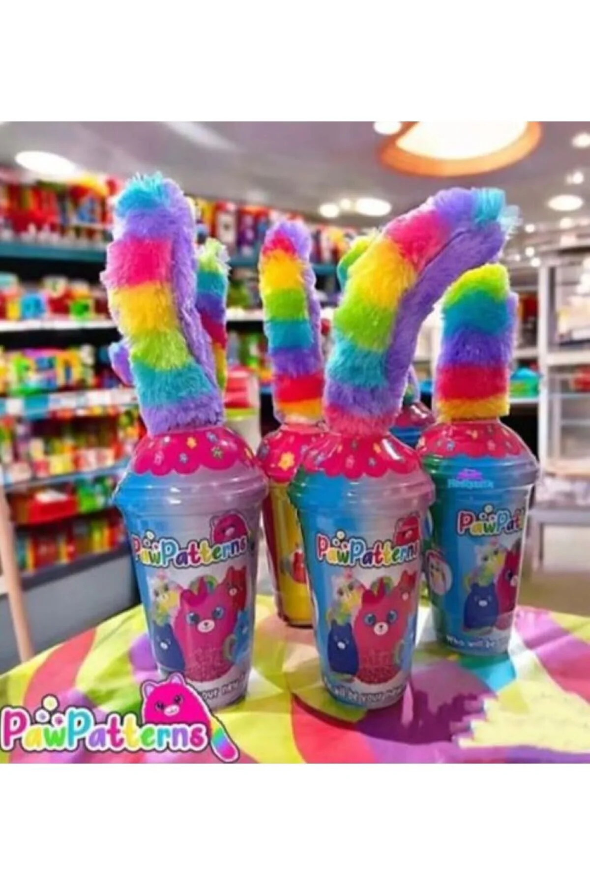 اسباب بازی های پشمی PAWPATTERNS MISFITTENS RAINBOW SURPRISE PLASH TOY مدل و رنگ سورپرایز Selay Oyuncak