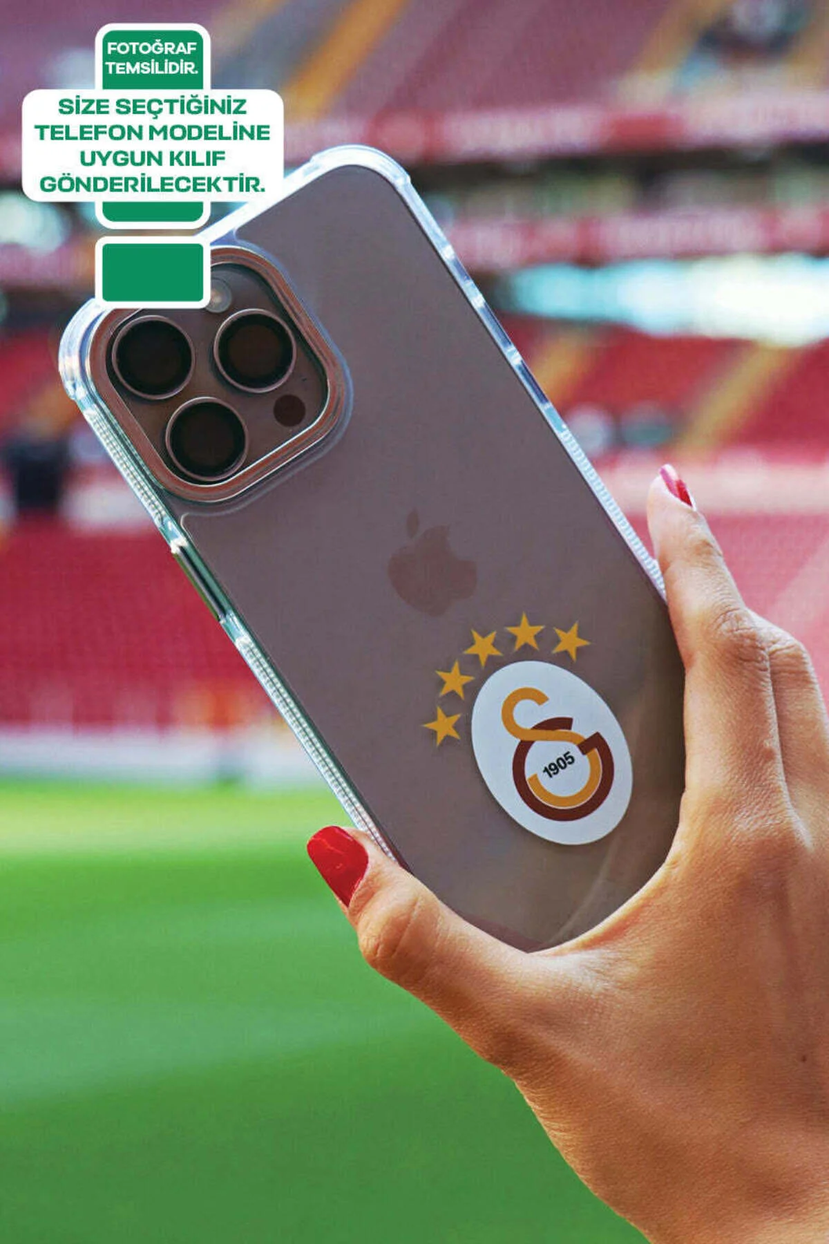 کاور و قاب گوشی دارای مجوز گالاتاسرای 5 ستاره ARMA سازگار با IPHONE 13 PRO Galatasaray