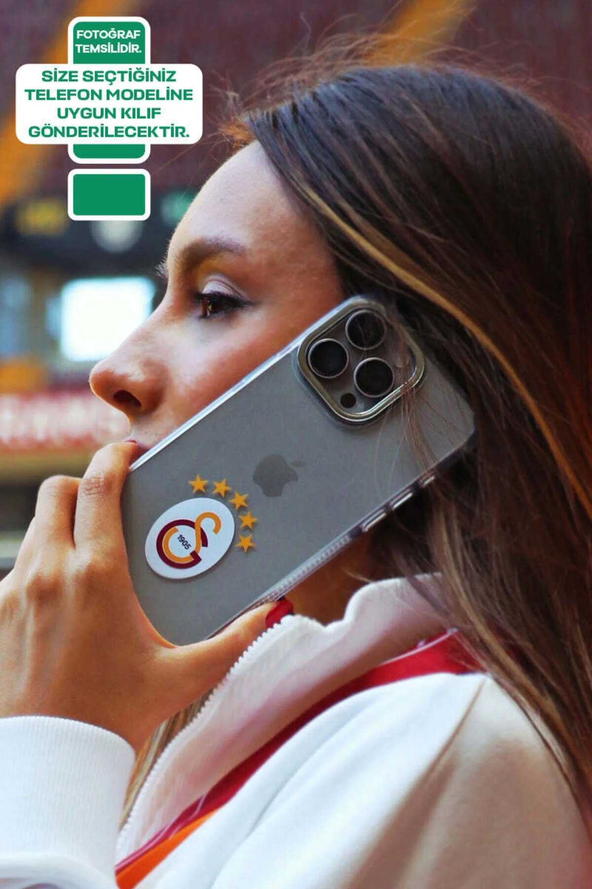کاور و قاب گوشی دارای مجوز گالاتاسرای 5 ستاره ARMA سازگار با IPHONE 13 PRO Galatasaray
