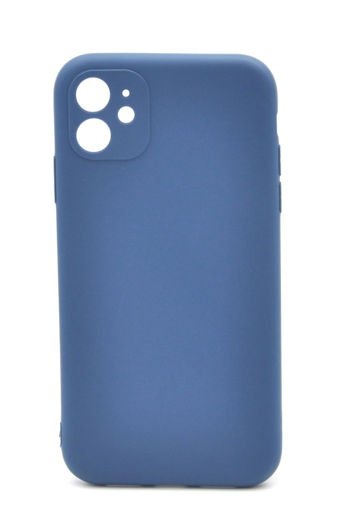 کاور و قاب سیلیکونی نرم انعطاف‌پذیر جامد سازگار با آیفون 11 آبی نیلی لاستیکی NOVKA Phone Accessories