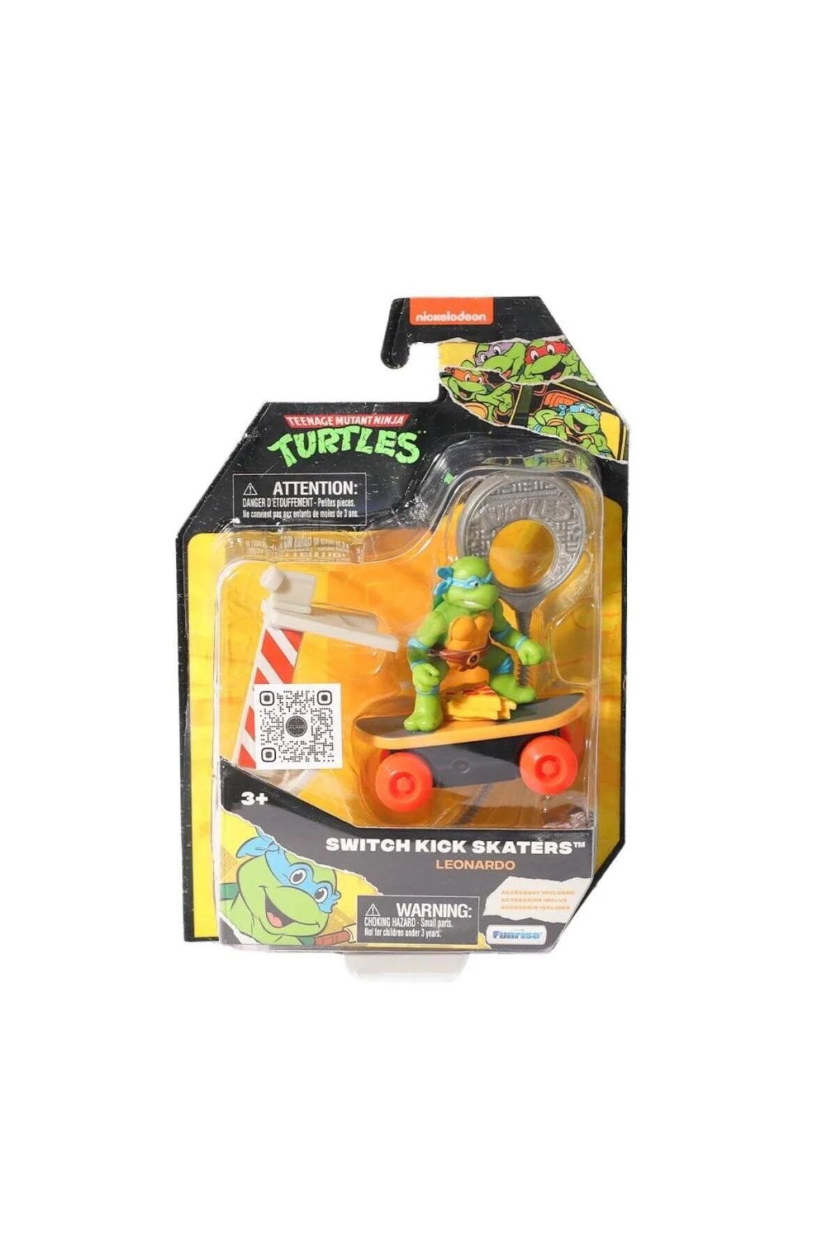 اسباب بازی های آموزشی NESSI WORLD TU812001 TMNT NINJA TURTLES SKATEBOARD شکل 71052 Skygo