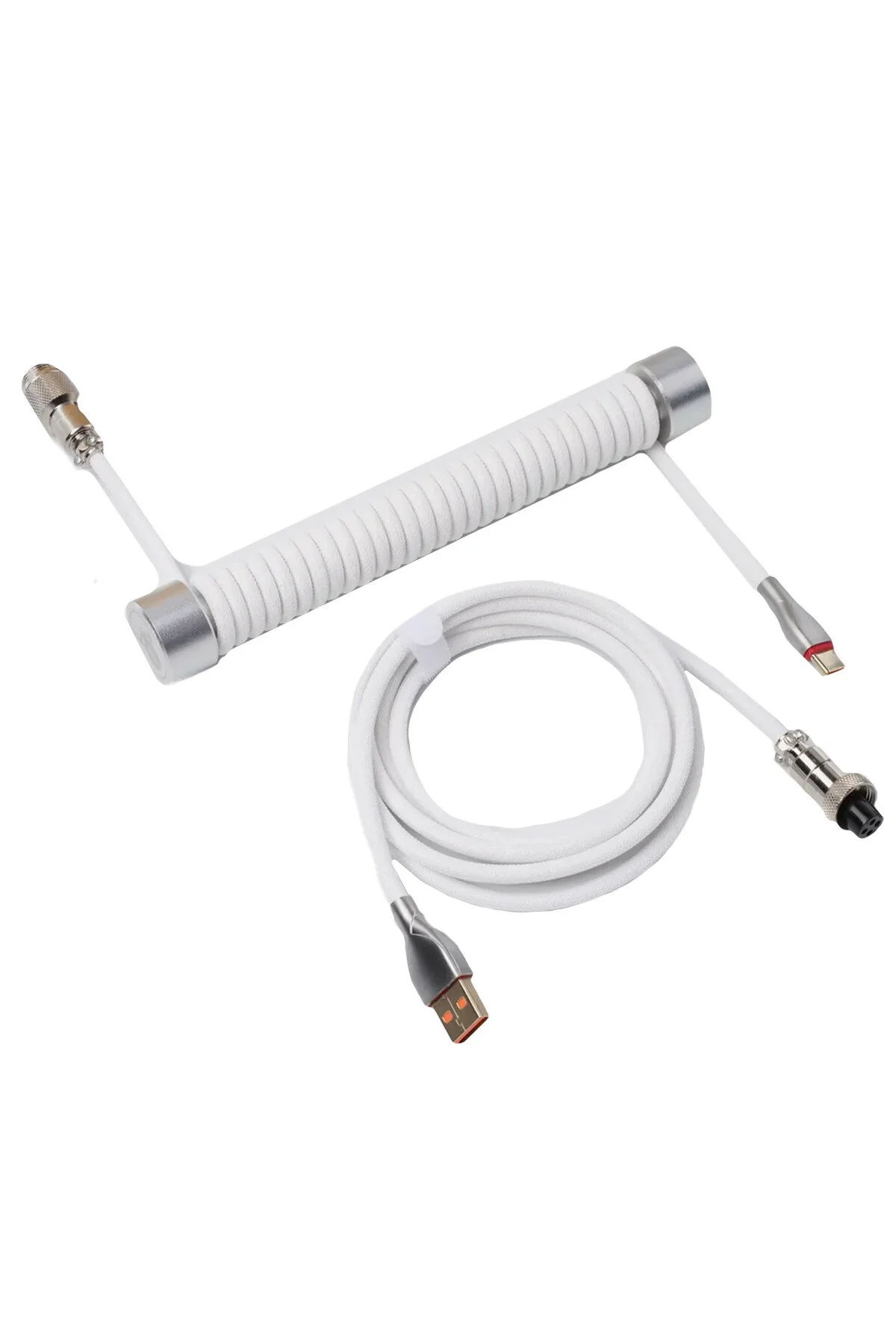 کابل و مبدل SARMAL AVIATOR USB به پخش کننده سازگار با صفحه کلید TYPE C 1.85 متر سفید Gravastar