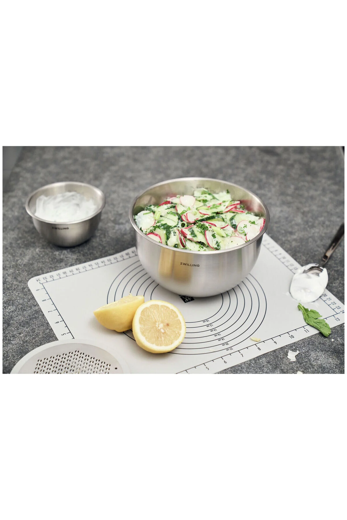 ظرف نگهدارنده ZWILLING FRESH &amp; SAVE BOWLS VACUUM BOWL SET S M L 6 PARCA استیل ضد زنگ سفید نقره ای Zwilling J. A. Henchkels