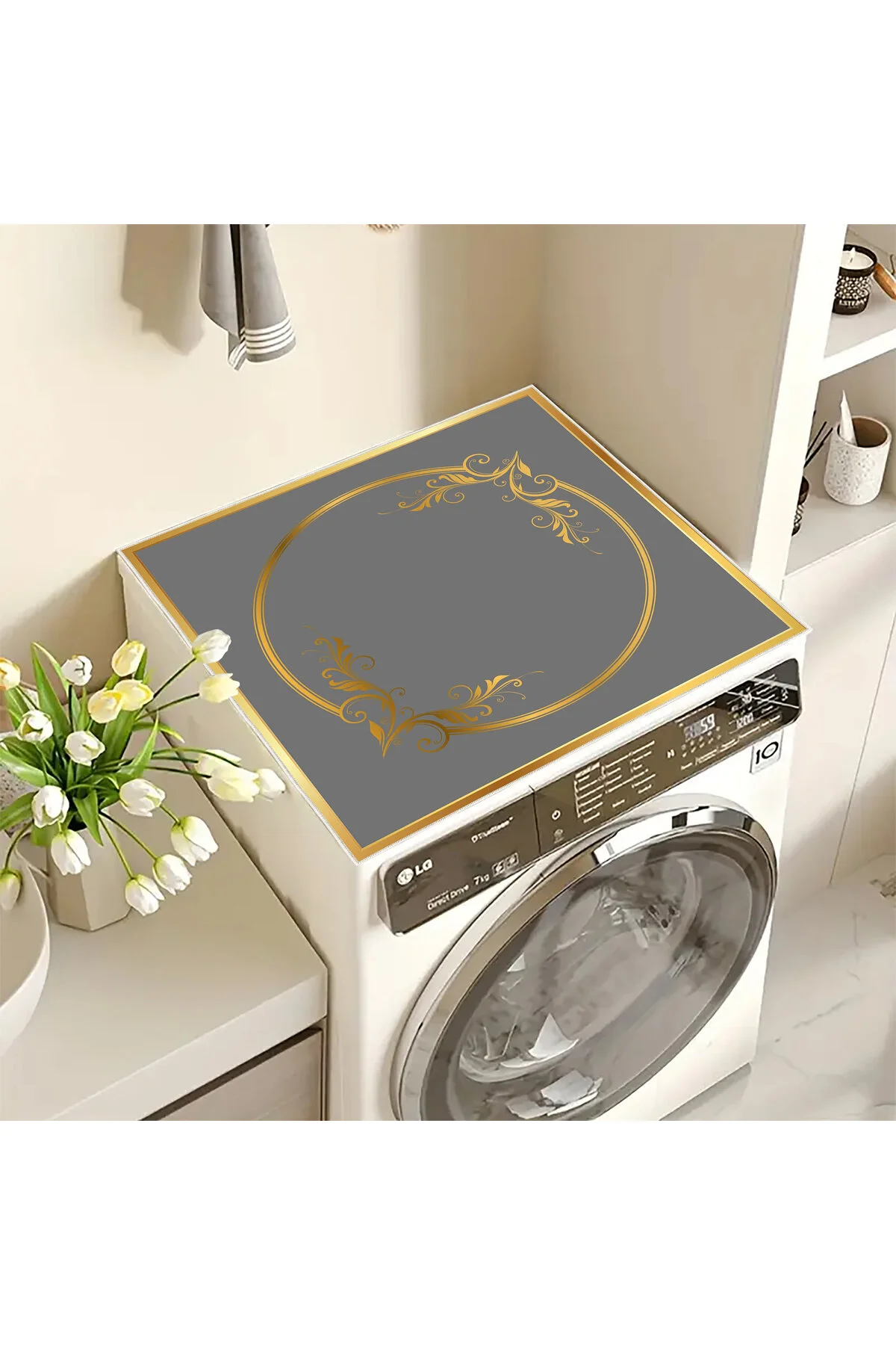 نظم‌دهنده حمام پوشش خشک کن ماشین لباسشویی لکه قابل شستشوی غیر اسلیپ آب ندارد Nuva Home