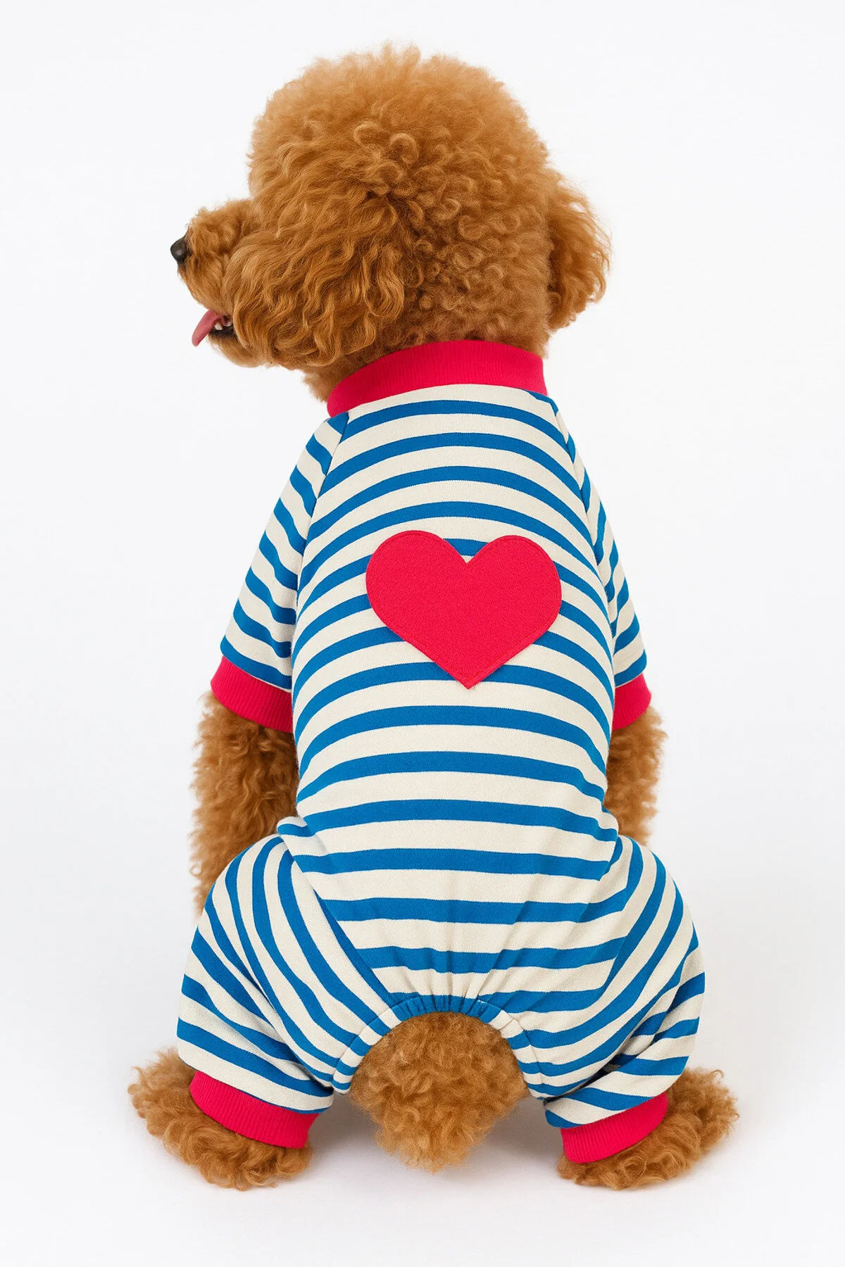 لباس سگ نژاد کوچک PINKY HEART CLOTHES DOG DOGSUIT 1 10 کیلوگرم اورجینال DOGİ&amp;DOG