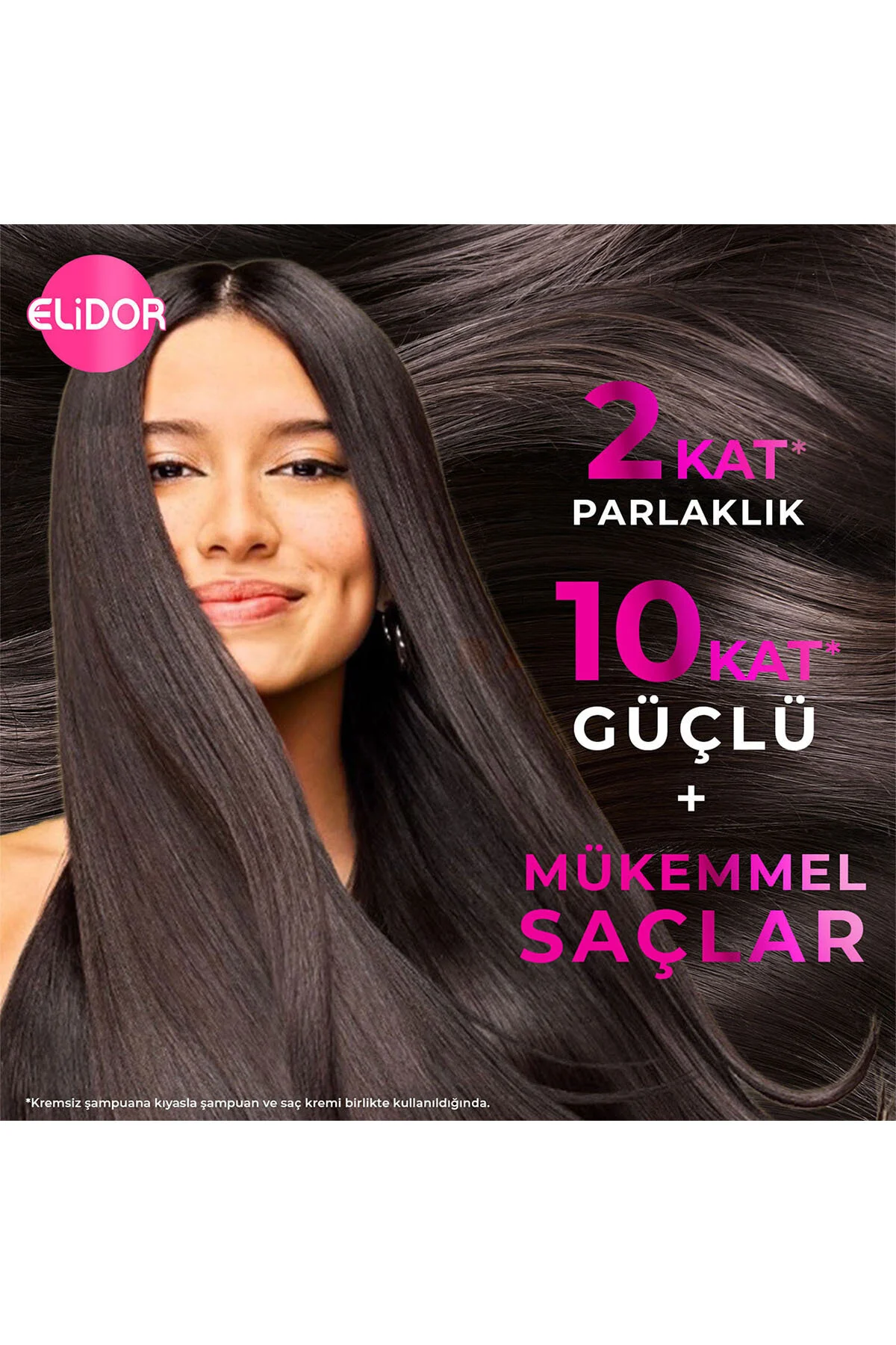 Elidor شامپو مراقبتی موی سوپربلند قوی و درخشان 400 میلی لیتر X3