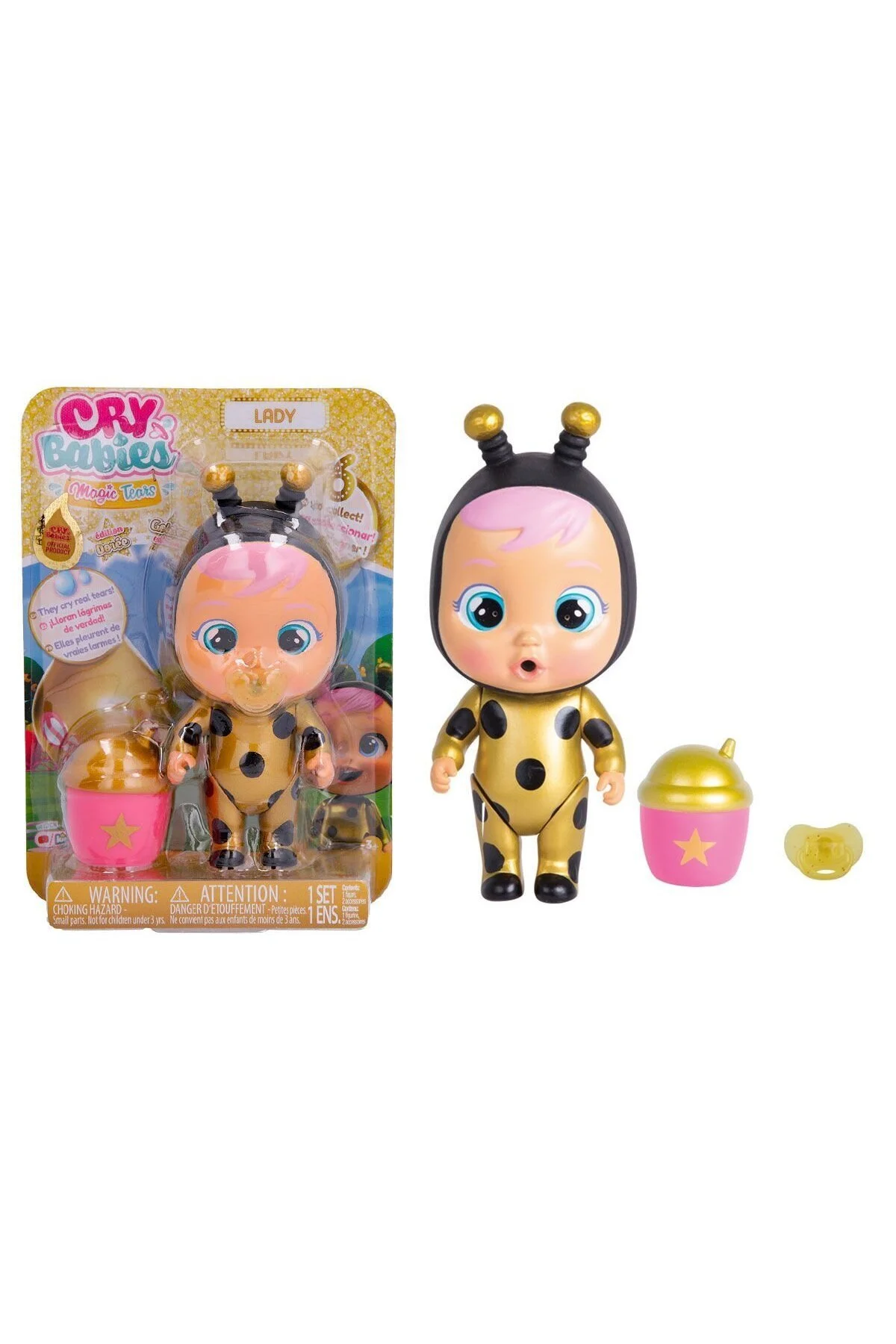 اسباب بازی های فیگور شخصیت CYM19000 CRY BABIES MAGIC TEARS SERIES GOLD GIOCHI PREZIOSI