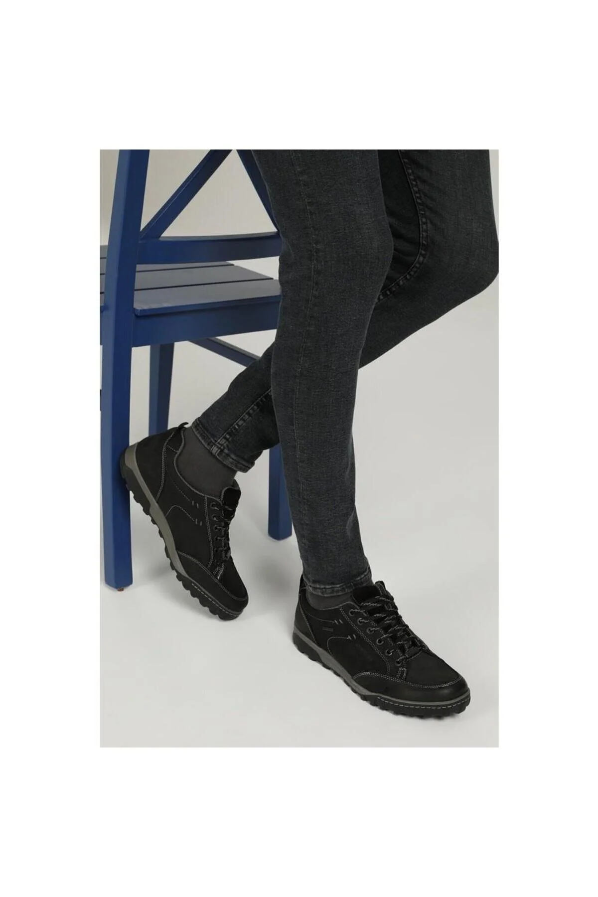 کفش روزمره مردانه کژوال مشکی مدل 217111 از جنس چرم طبیعی Dockers By Gerli