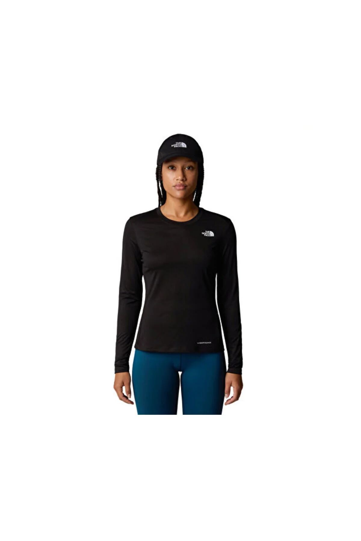 تی شرت آستین بلند زنانه W SHADOW LS برای فضای باز مشکی نورث فیس The North Face