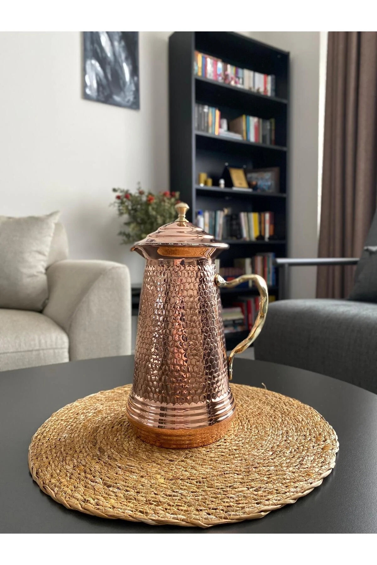 پارچ و تنگ کوزه الگوی لانه زنبوری مس Layla Copper