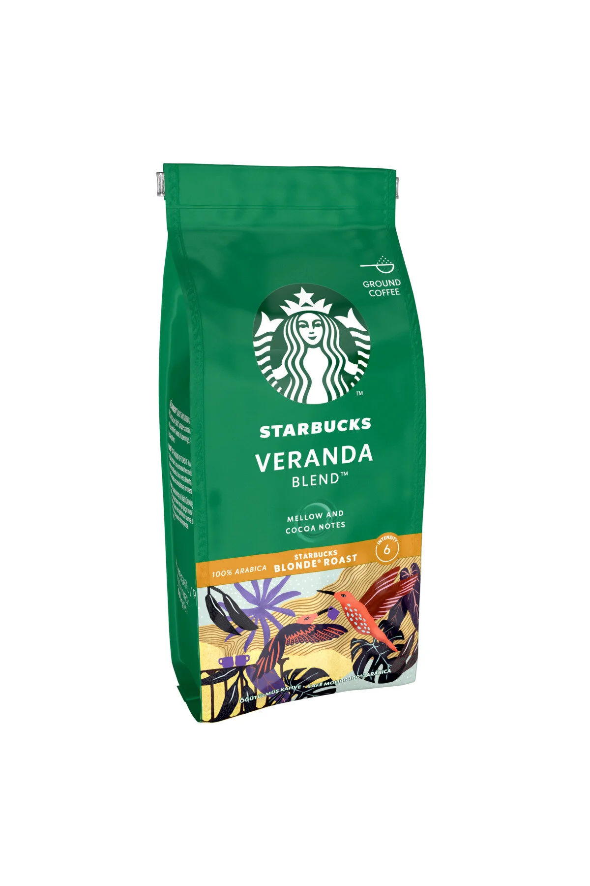 قهوه فیلتر و دانه کامل آسیاب شده مخلوط VERANDA 200 گرم استارباکس Starbucks