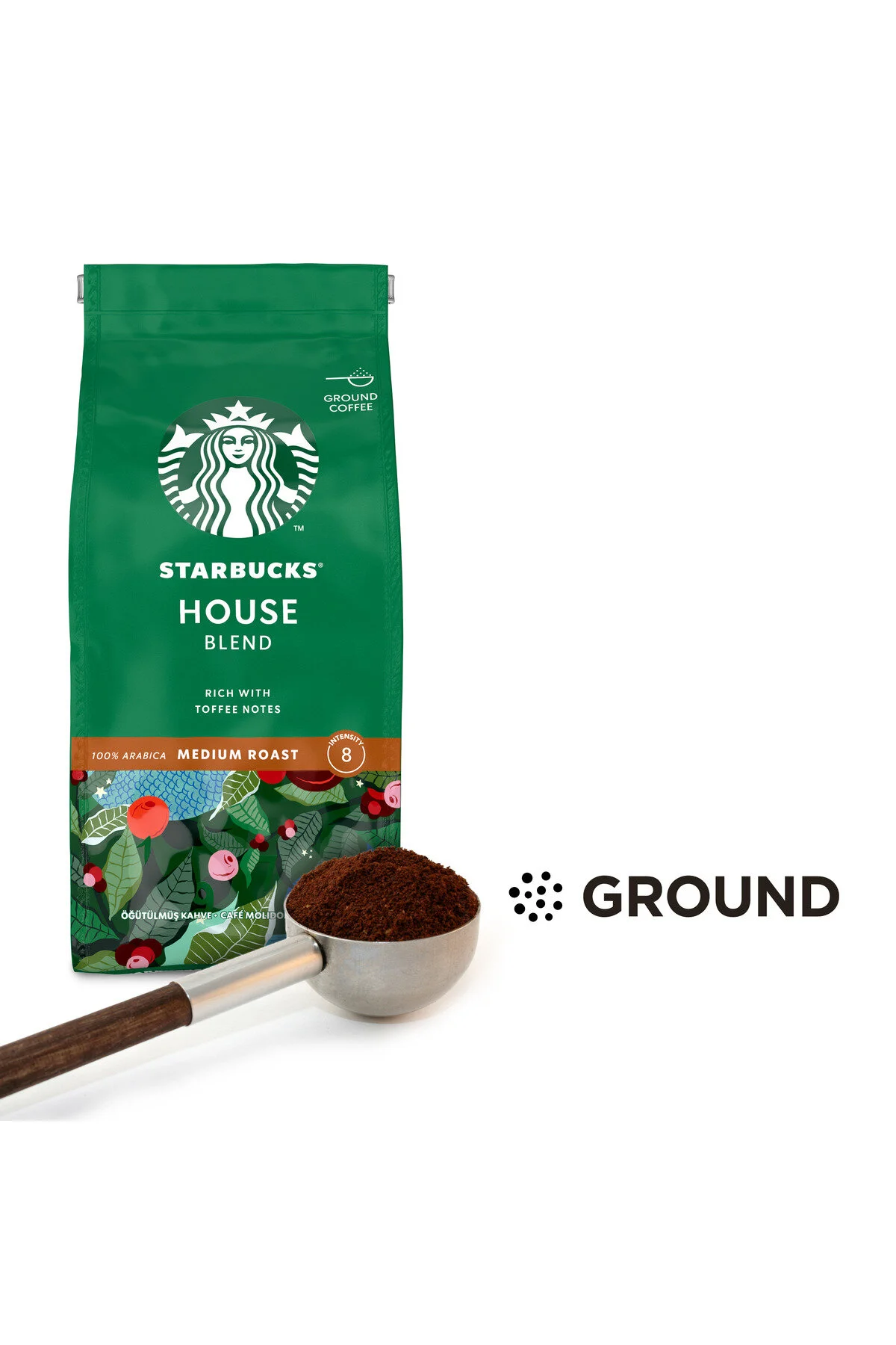 قهوه فیلتر و دانه کامل آسیاب شده هاوس بلند 200 گرم استارباکس Starbucks