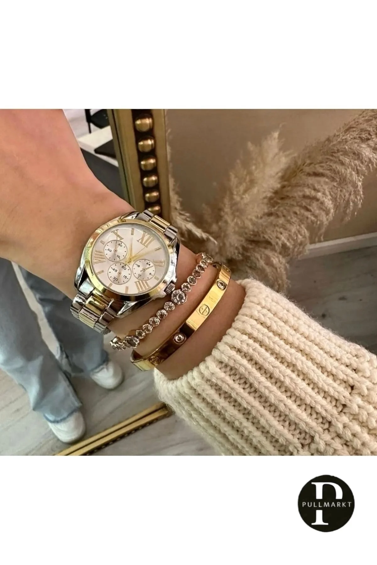 ساعت طلا نقره سری FOREVER مچی آنالوگ pullmarkt