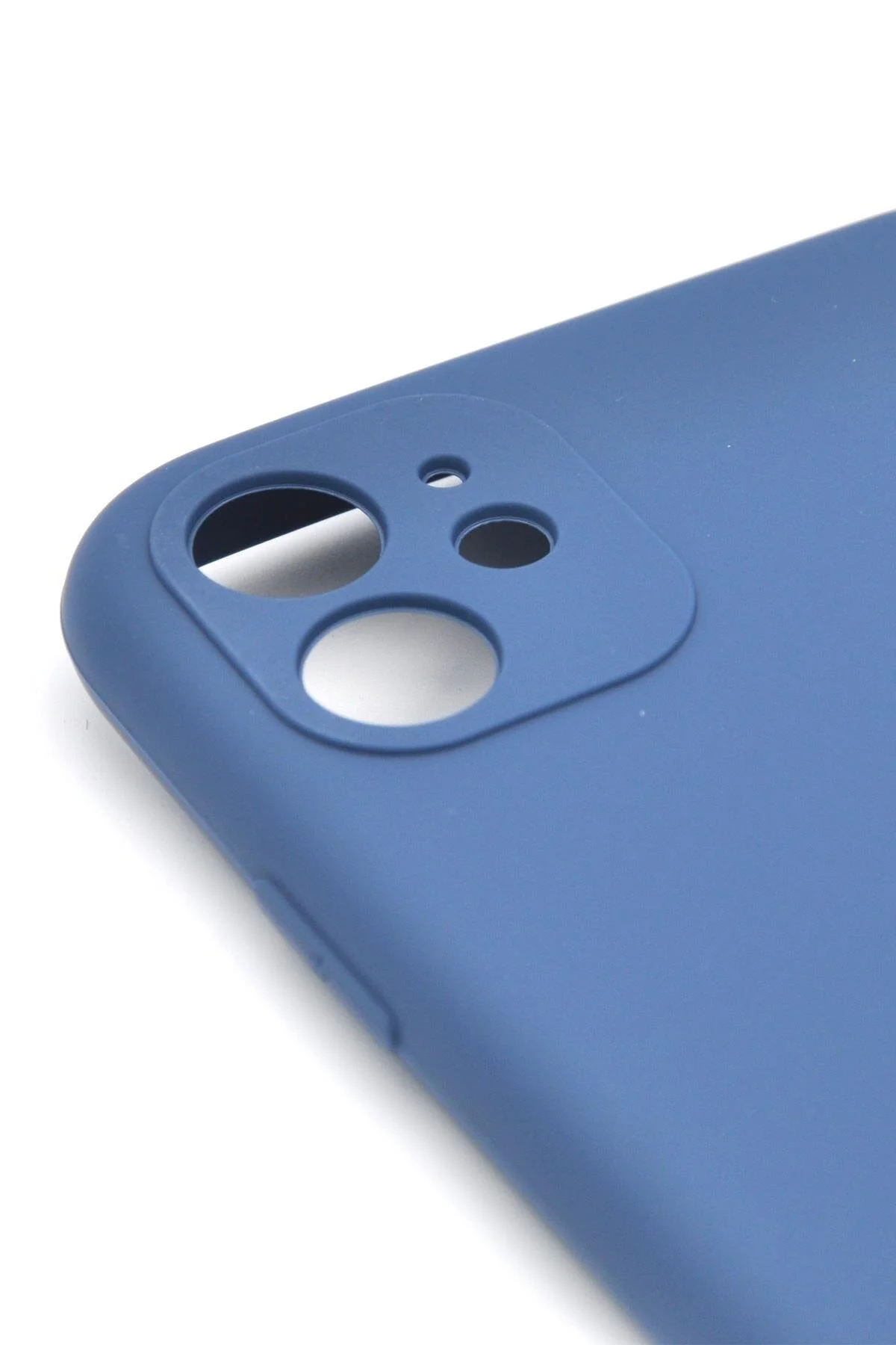 کاور و قاب سیلیکونی نرم انعطاف‌پذیر جامد سازگار با آیفون 11 آبی نیلی لاستیکی NOVKA Phone Accessories