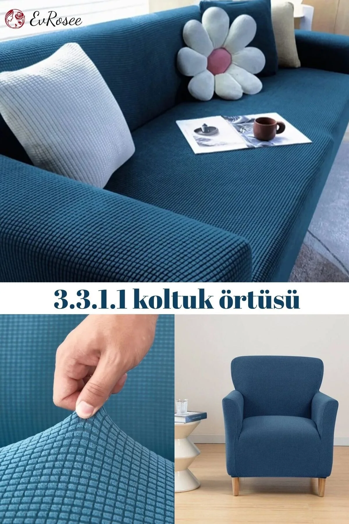 روکش مبل مجموعه پوشش صندلی LYCRA 3 1 CASE SET PRODUCT NEWPILE HOME EvRosee