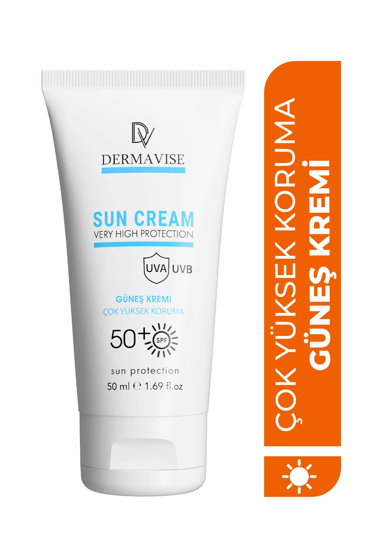 کرم ضد آفتاب بدن 50 SPF روزانه محافظ همه انواع پوست میل Dermavise