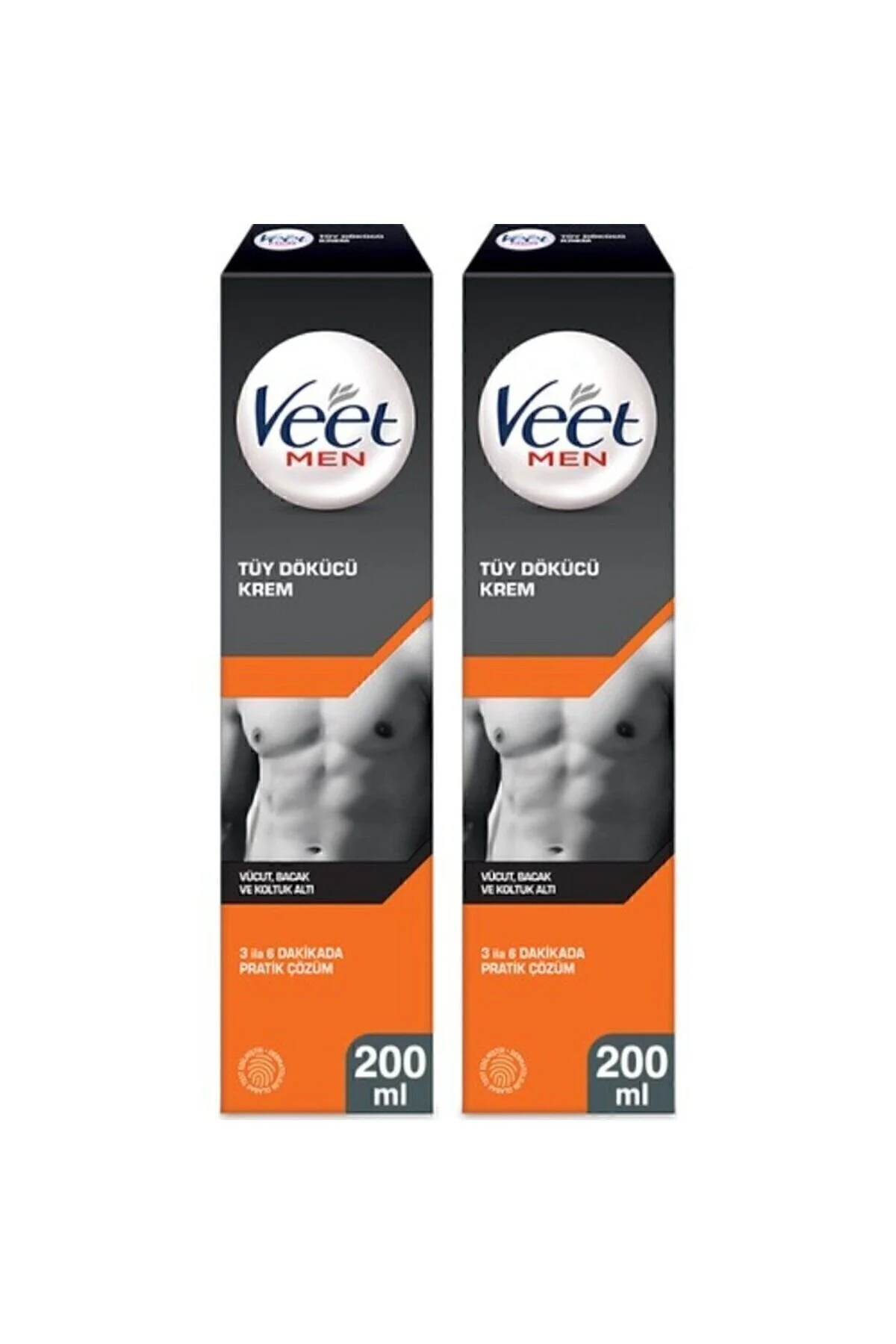 کرم موبر مردانه مخصوص پرنده 200 میلی لیتر X 2 قطعه Veet