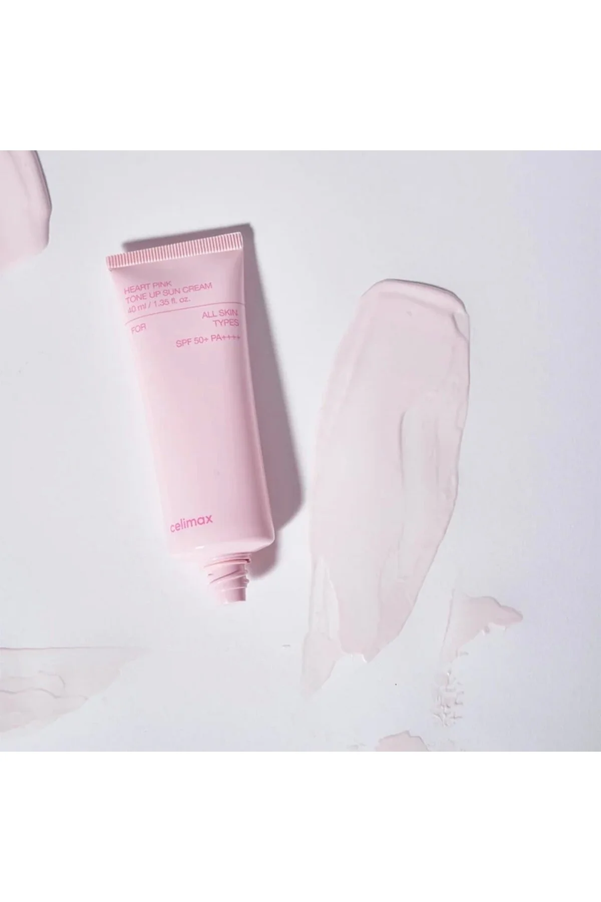 کرم ضد آفتاب صورت رنگ صورتی قلب تا SPF PA تنش وییونین Celimax