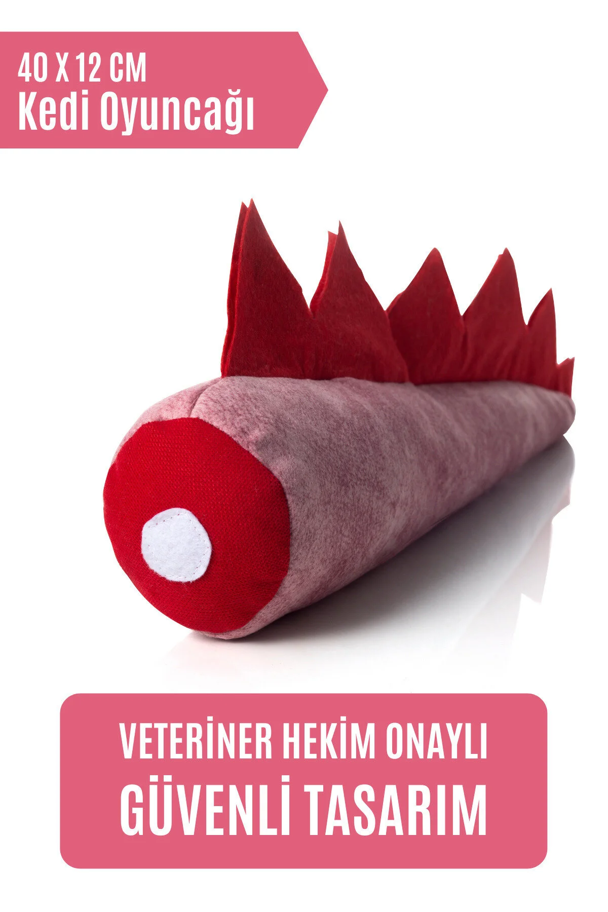 اسباب بازی گربه MATATABI DINO 40X12CM با صداها و رایحه های فراوان اورجینال pawdaz