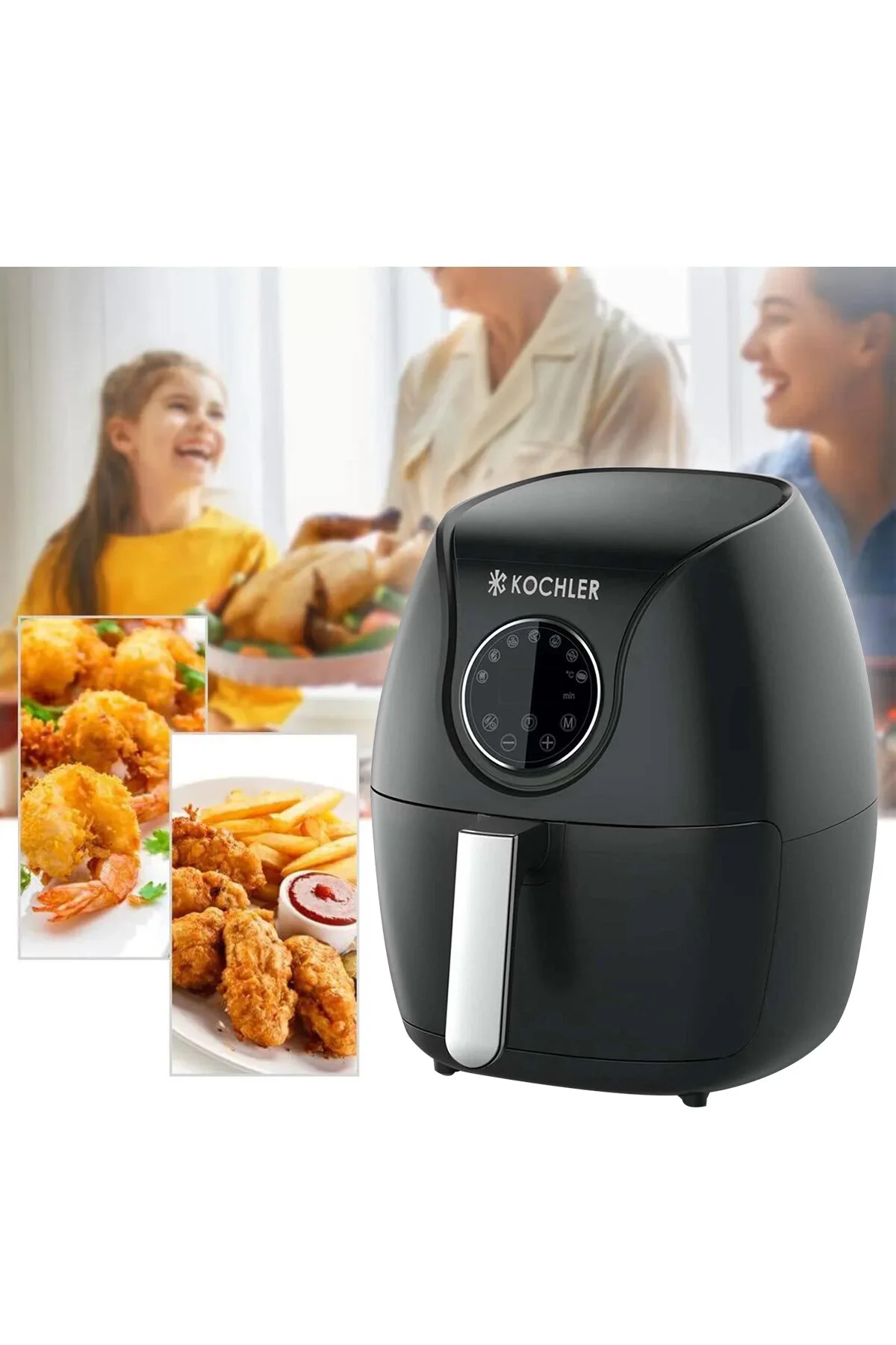 سرخ کن AIRFRYER 5.0 لیتری SMART FRYER AF105E اورجینال kochler