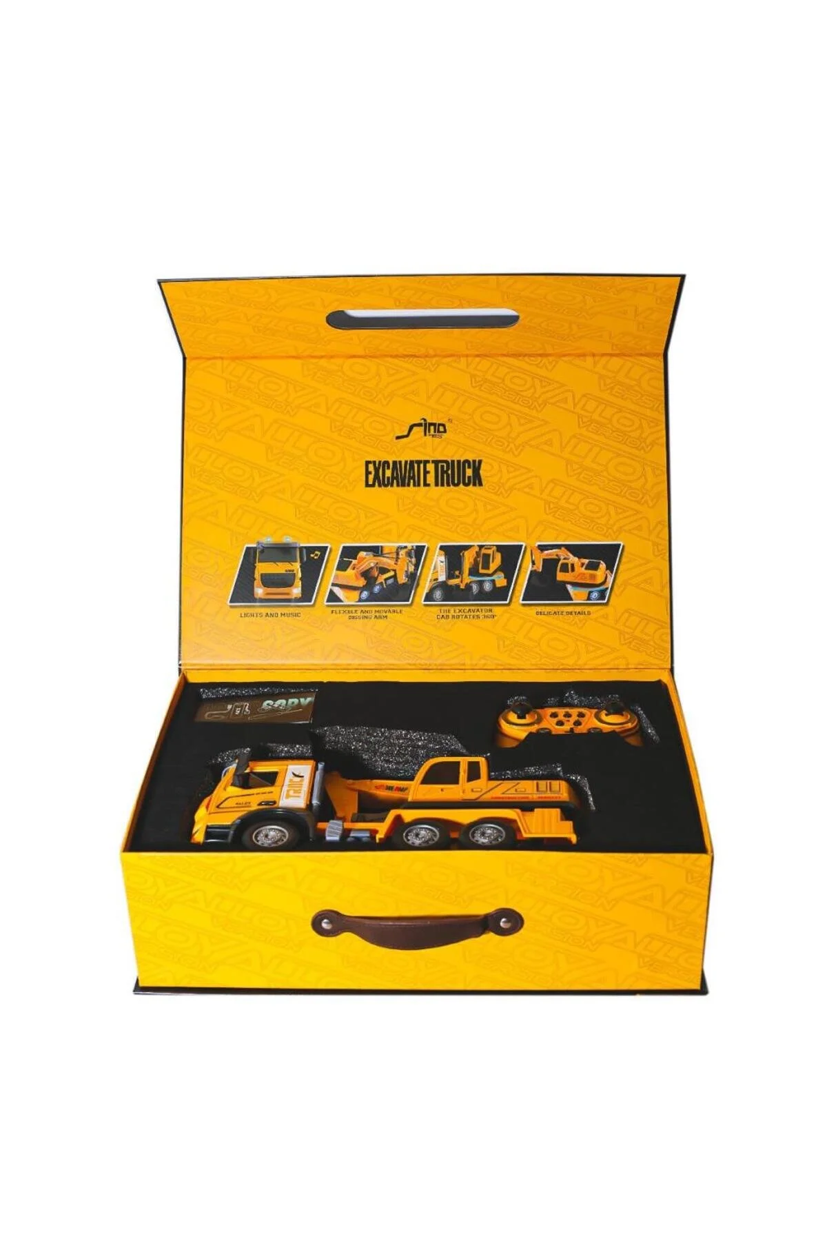 خودروی کنترل از راه دور HJ8001 2 شده فلزی کوشش کامیون GEPETTOYS Skygo