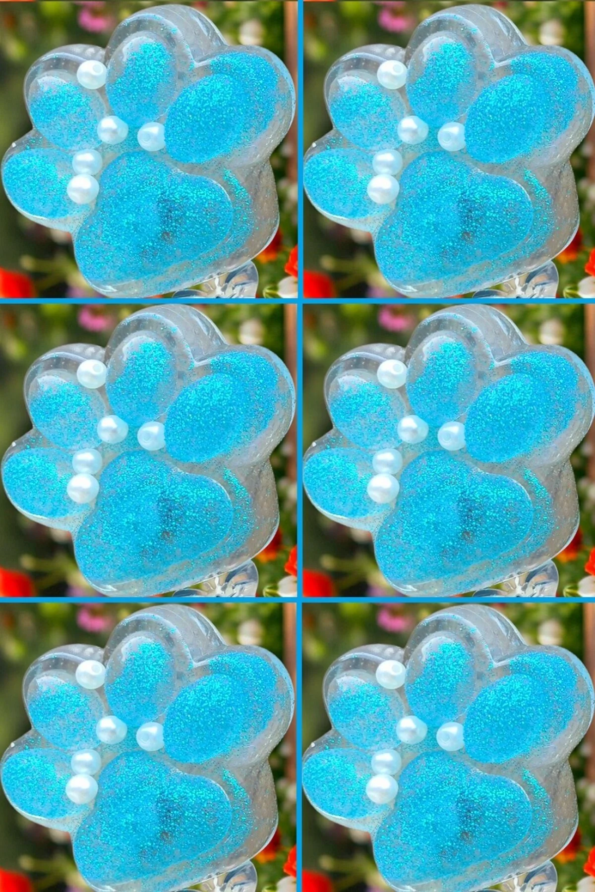 اسباب بازی های فیگور دیگر FUFU SQUISHY CAT PAW آبی رنگی رنگارنگ SKUSHI TOY انعطاف پذیر تا 39 سانتی متر گسترش می یابد OYUNCAKSAHİLİ