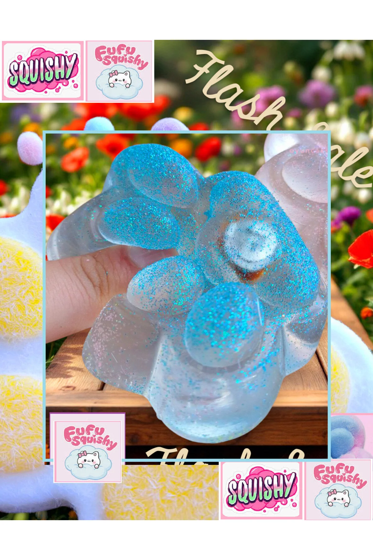 اسباب بازی های فیگور دیگر FUFU SQUISHY CAT PAW آبی رنگی رنگارنگ SKUSHI TOY انعطاف پذیر تا 39 سانتی متر گسترش می یابد OYUNCAKSAHİLİ