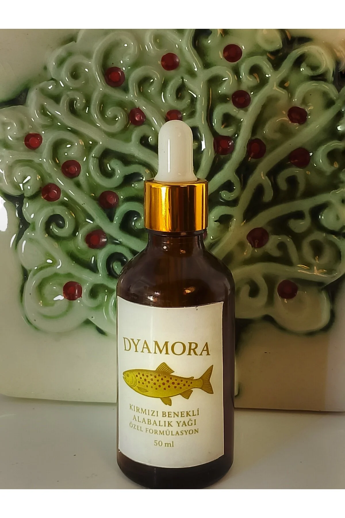 روغن مراقبتی فرمولاسیون ویژه قزل آلای خال قرمز 50 میل Dyamora Natural Cosmetıcs