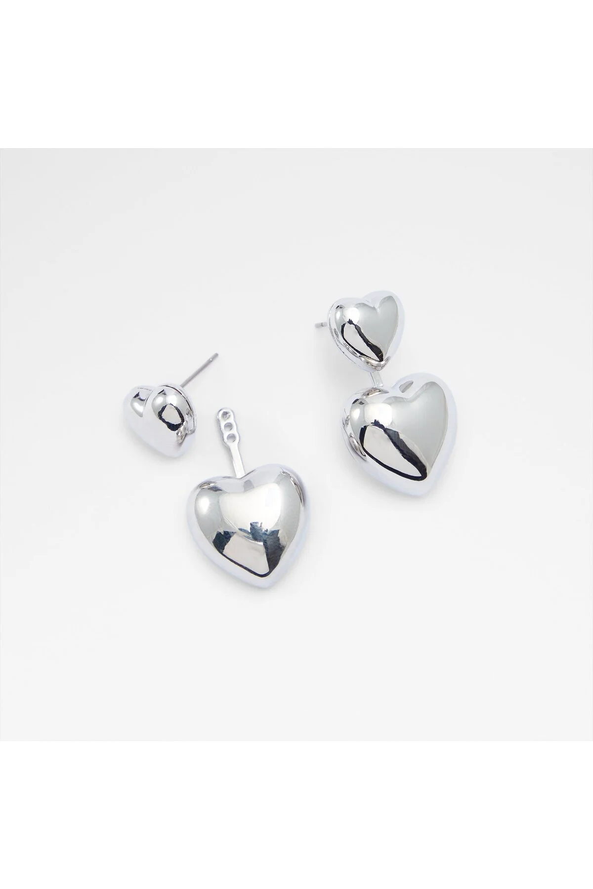 گوشواره فولادی زنانه LOVEBLING زن نقره ای اشافاف چند Aldo