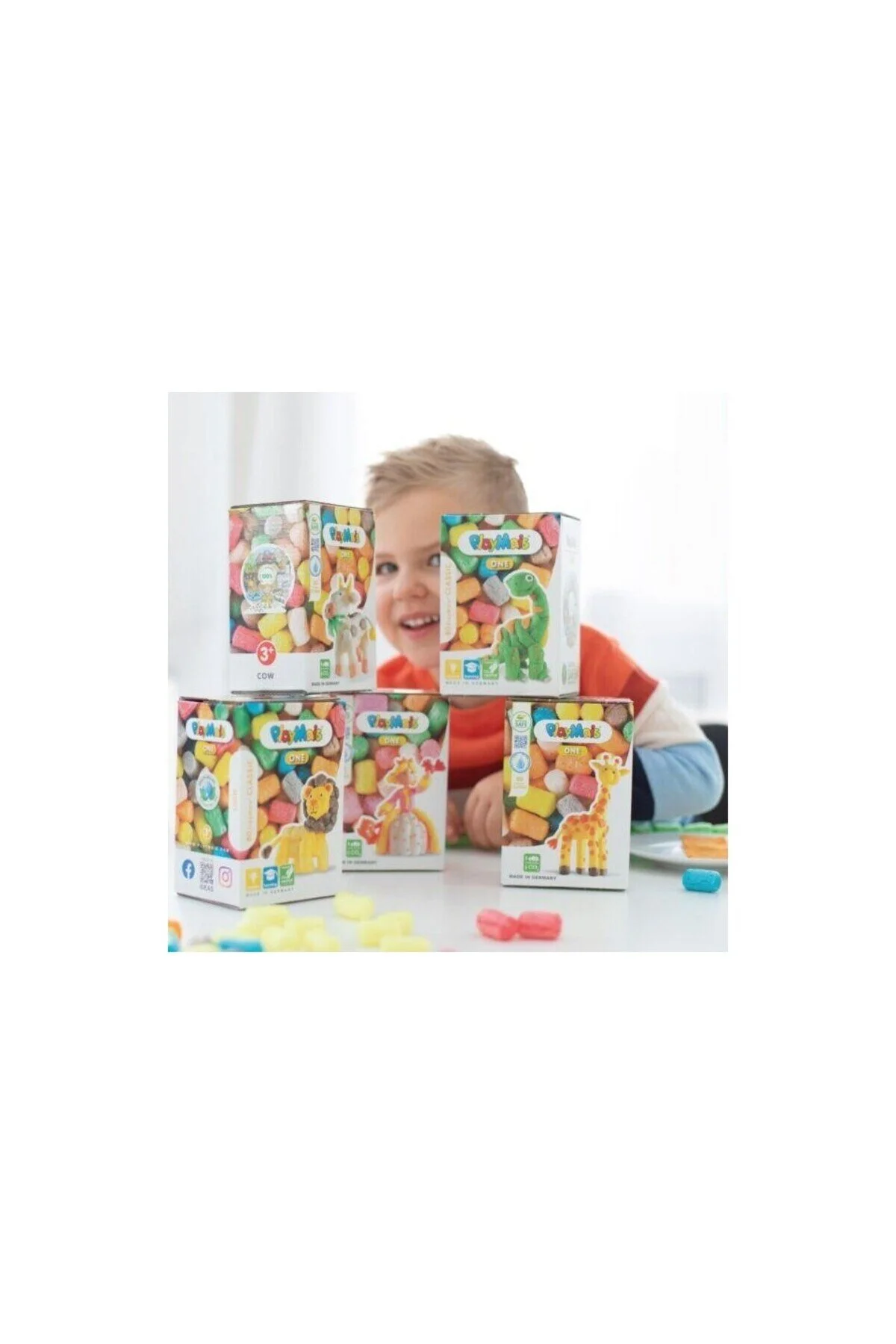 پازل ها و یاپبوزهای کودک PLAYMAIS® کلاسیک ONE MACHINE تجهیزات ساختمانی VARDEM OYUNCAK