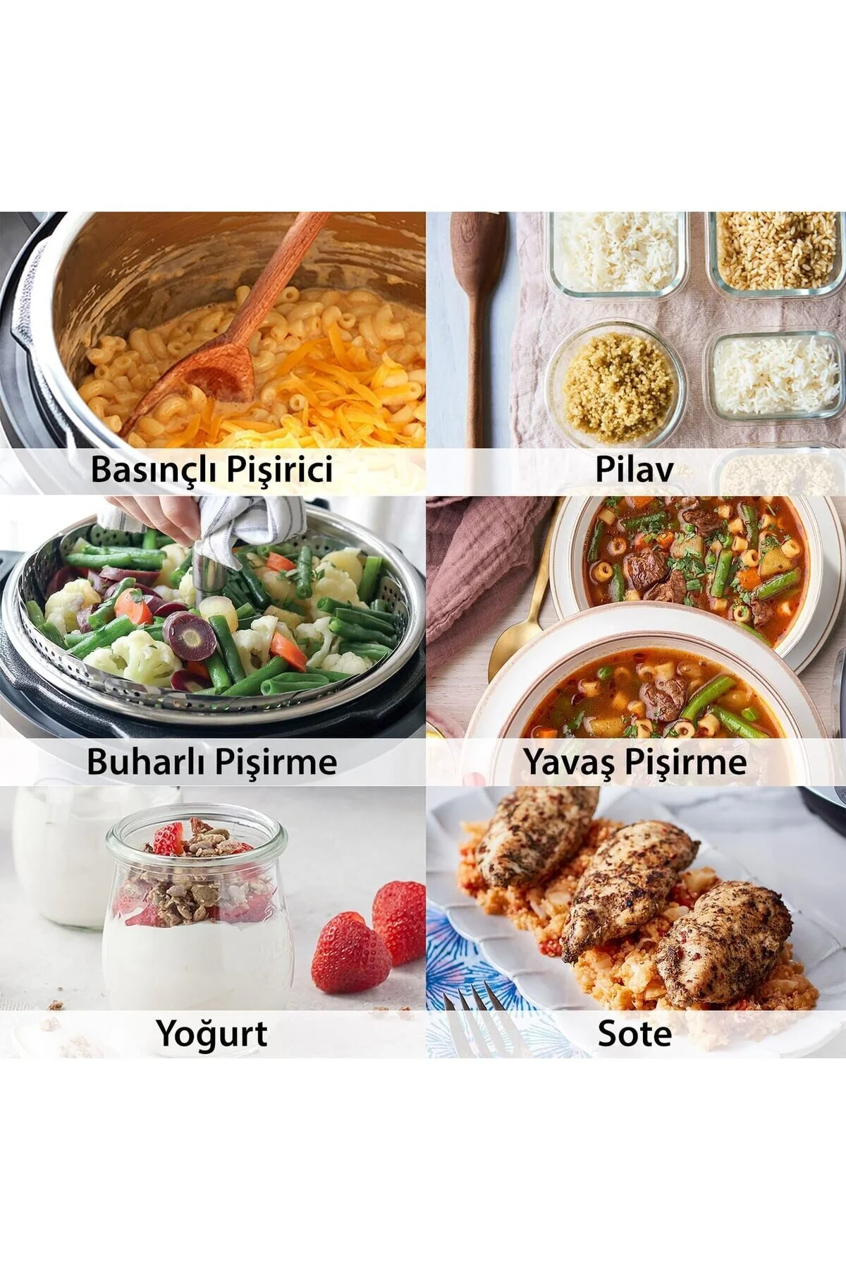 پلوپز چندکاره بخارپز هوشمند DUO 7IN1 5.7 LT. اجاق گاز فشاری برقی ماست ساز اورجینال Instant Pot