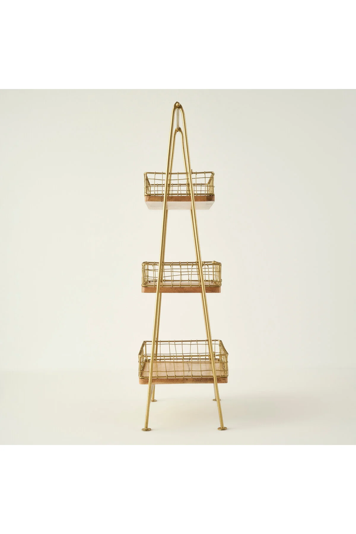 قفسه حمام CADDY 3 STOREY SHELF NATUREL 37X23X87 سانتی متر Bella Maison