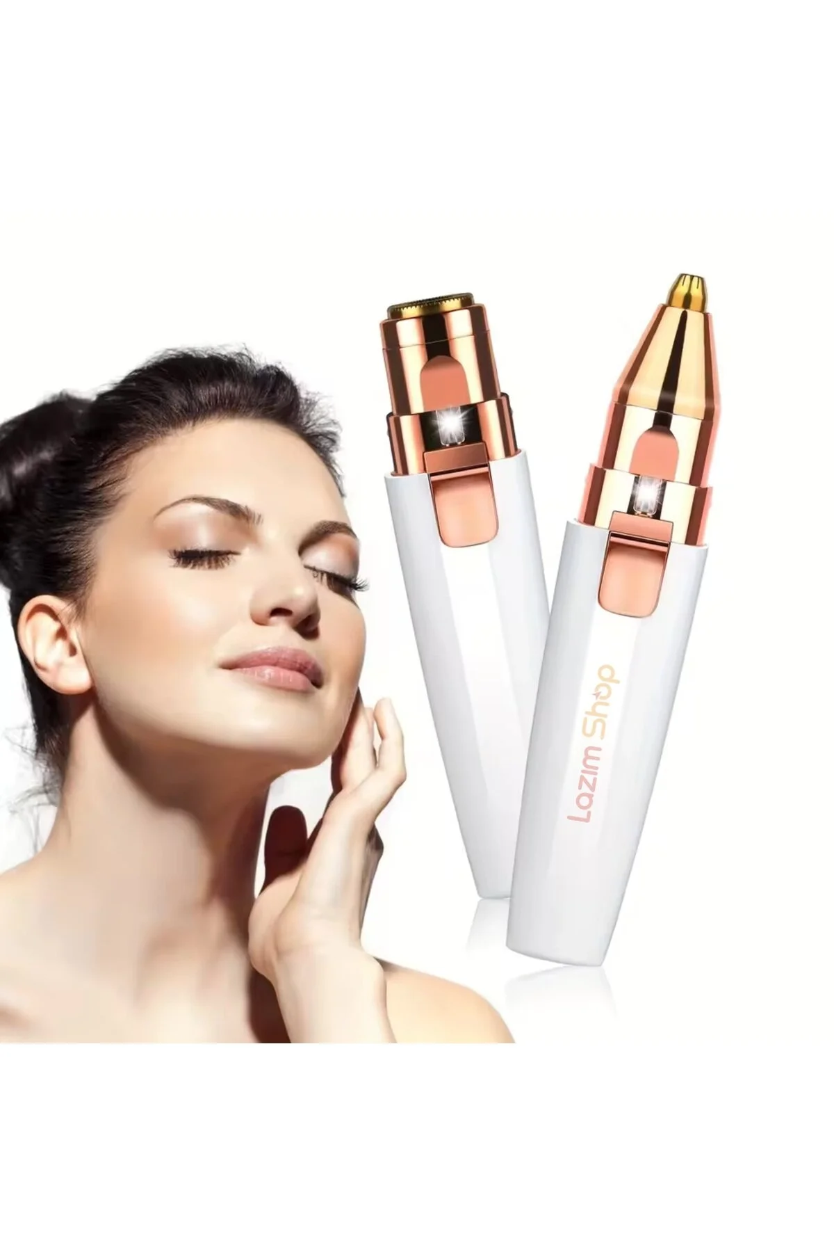 اپیلاتور شارژی دو سری برای حذف موهای زائد با کیفیت بالا Lazım Shop