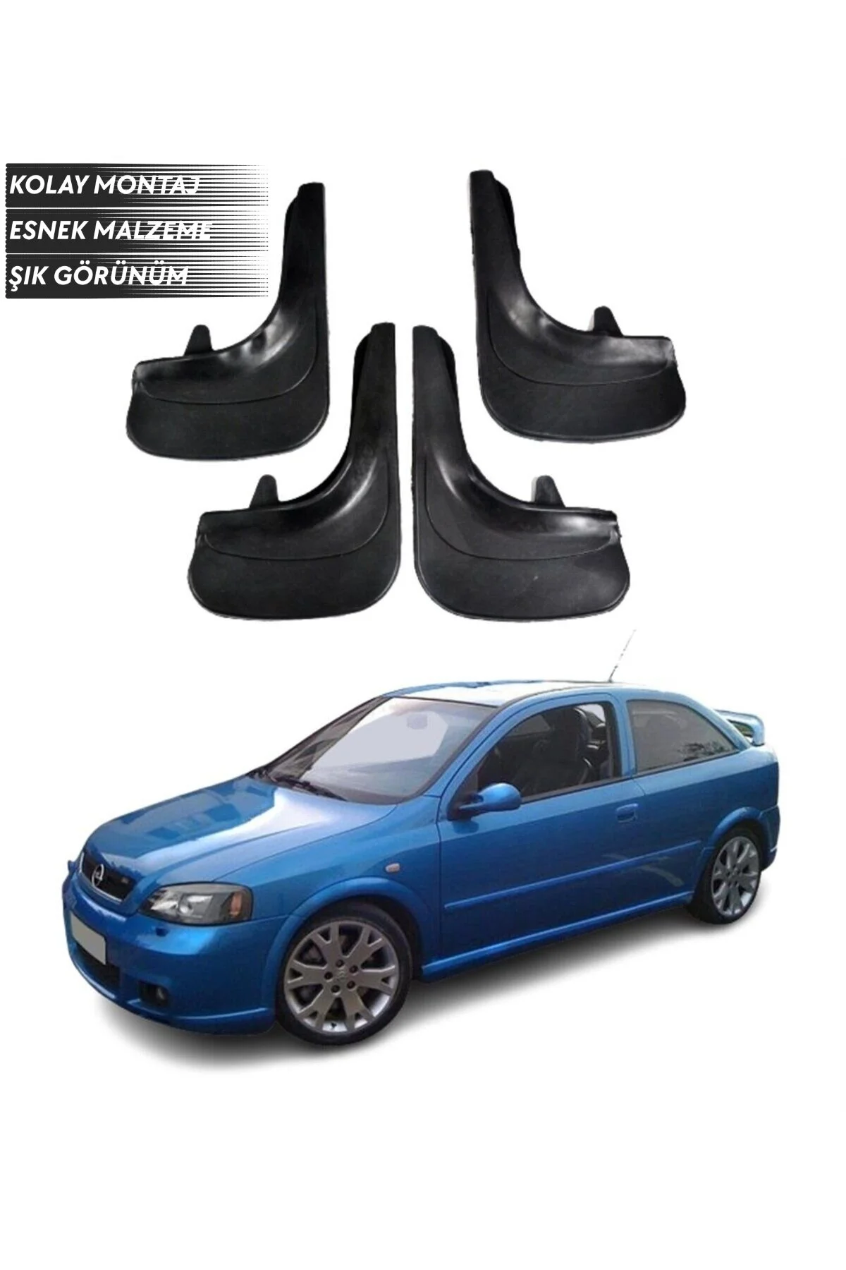 گل پخش کن خودرو OPEL ASTRA G 1998 2009 سازگار 4 تکه گلگیر گتر گلی اصلاح شده SONİKON LİNE