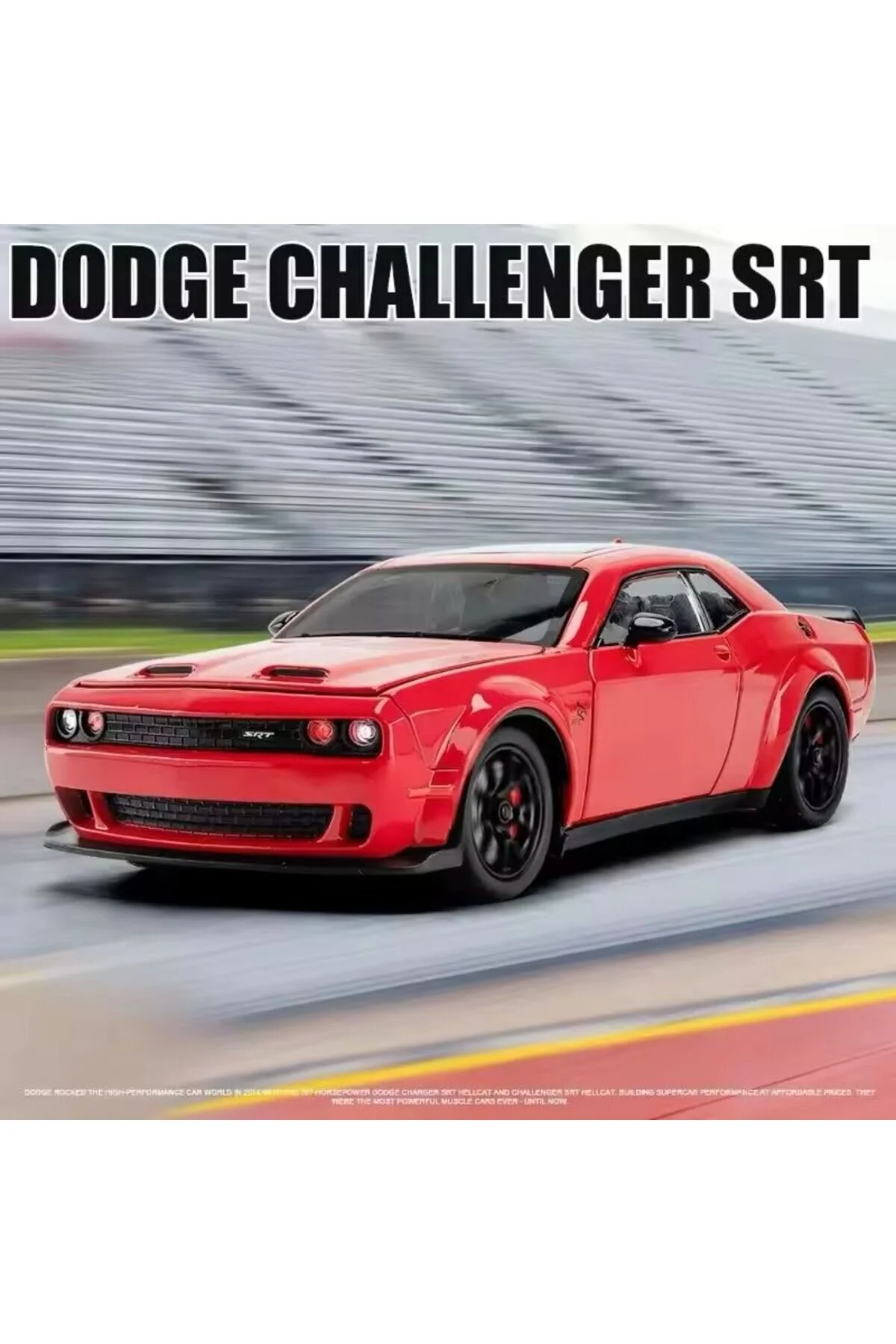 مدل خودرو DODGE CHALLENGER SRT 1:24 DIECAST MODEL CAR DOORS باز SECTOYS