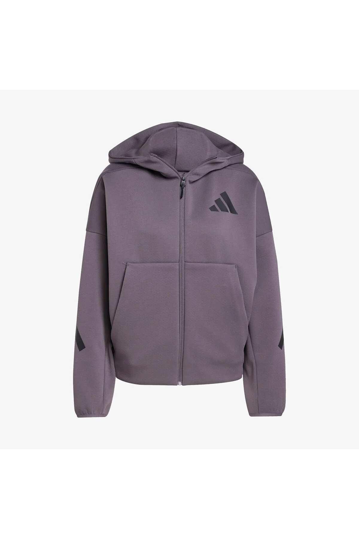 سویشرت زنانه Z.N.E. پیراهن کامل رنگ زن زیپ آدیداس adidas