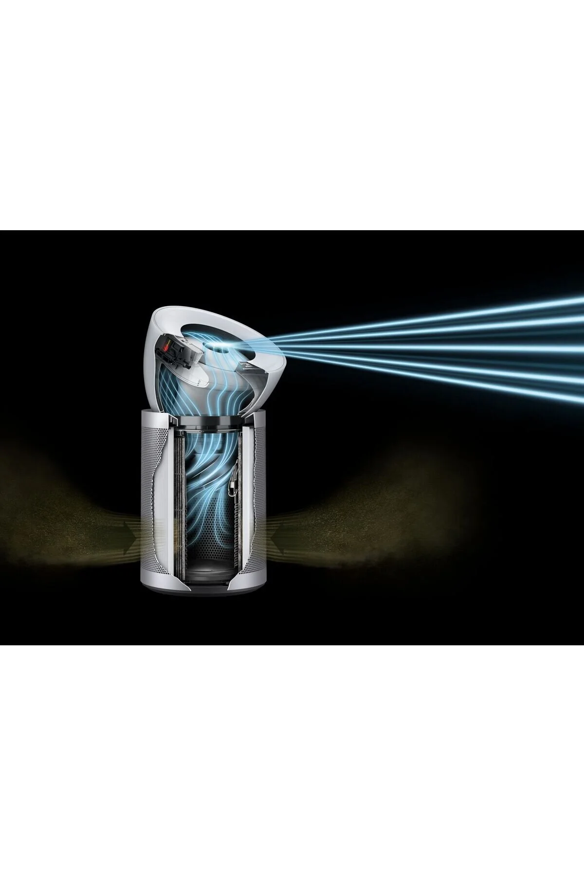 تصفیه کننده هوا BIG QUIET BP02 نقره ای سفید روشن اورجینال DYSON