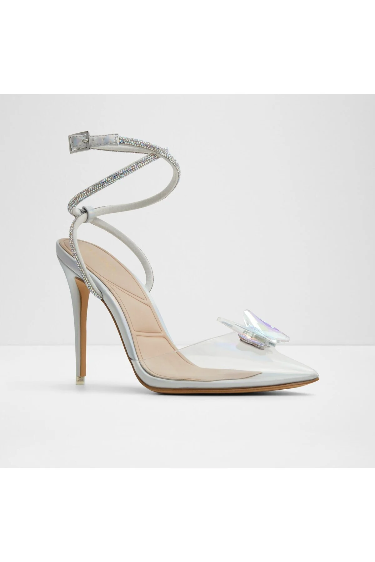 کفش زنانه CHRYSALIS پاشنه زن نقره ای آلدو Aldo