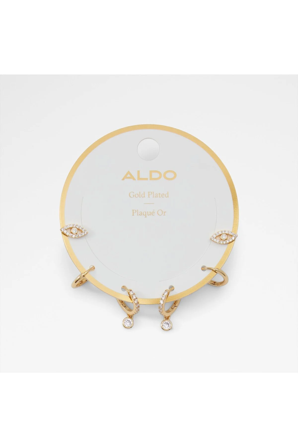 گوشواره فولادی زنانه قدرت رنگ طلای زنان های شفاف Aldo
