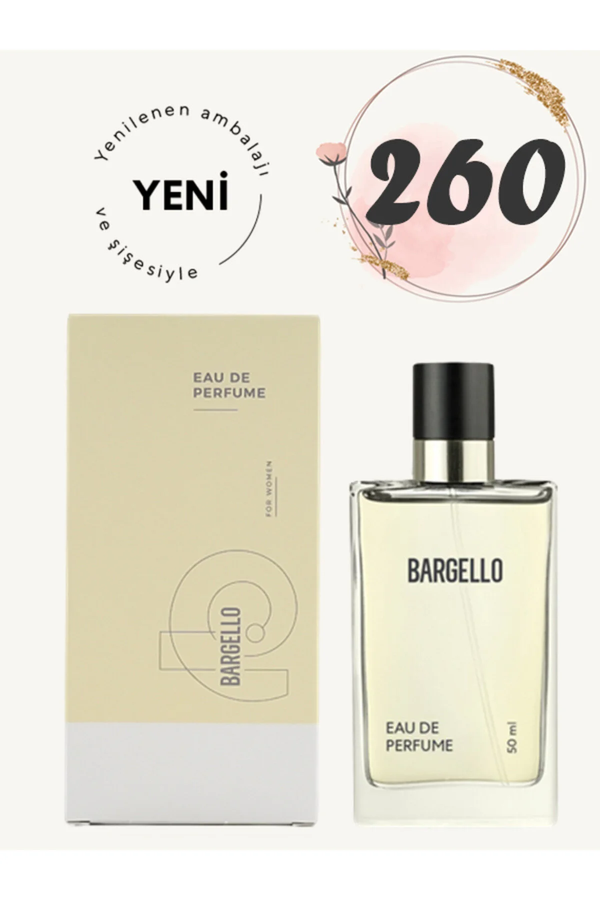 عطر زنانه 260 شرقی 50 میل ادوپرفیوم 8691841304692 Bargello