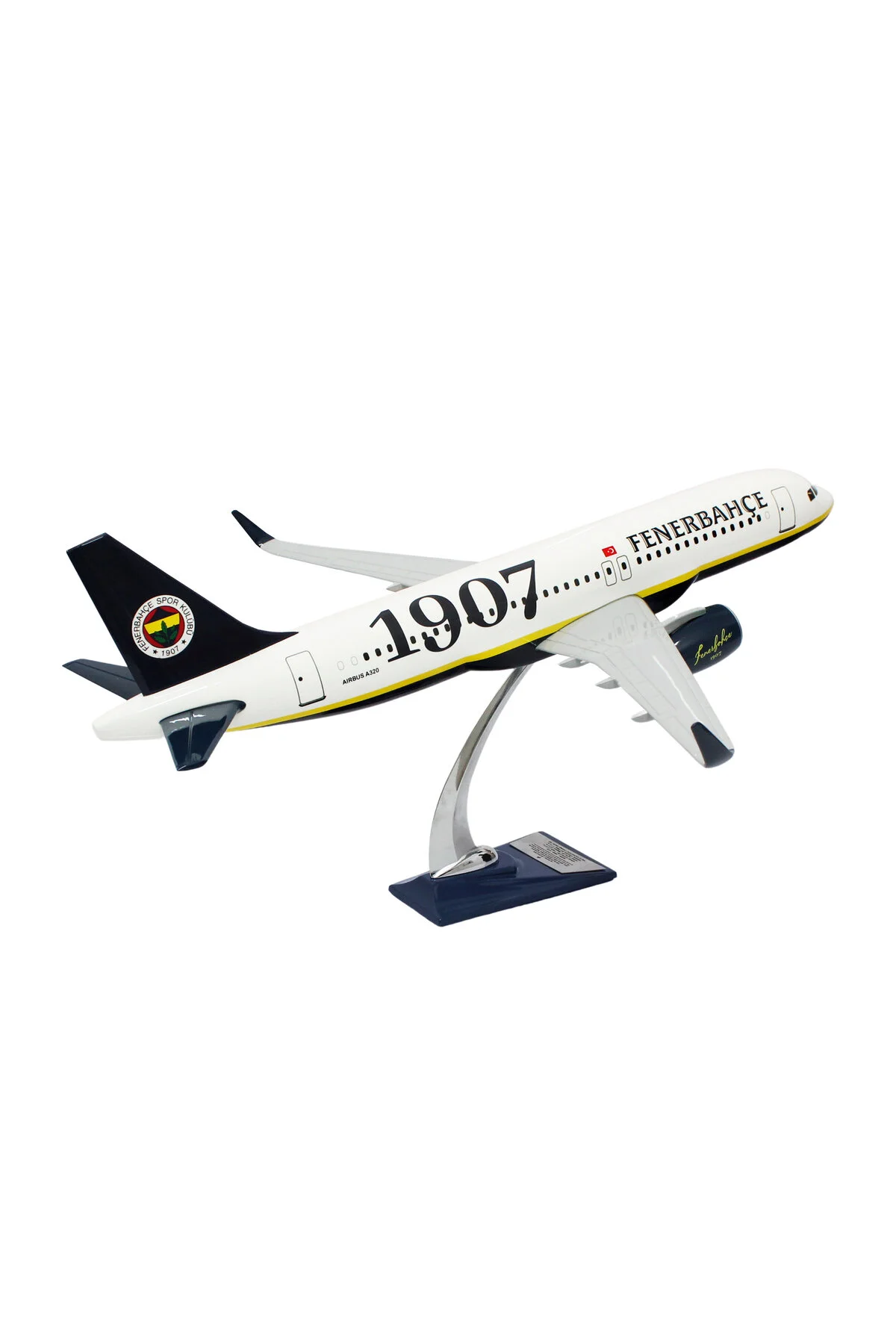 مدل خودرو ZEKUPP AIRBUS 320 200 1 60 SCALE دارای مجوز 1907 کلاسیک ویولن هواپیمای پسرانه اورجینال Fenerbahçe