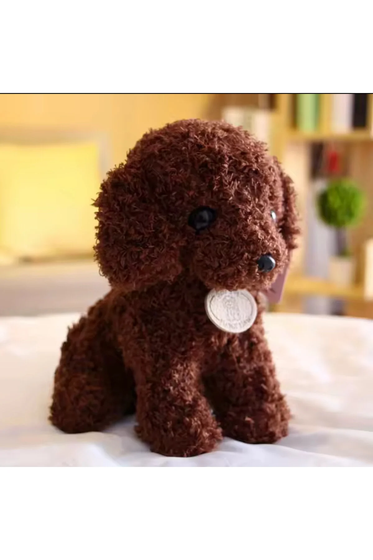 اسباب بازی های پشمی سگ ناز پودل مخمل خواب دار 25 سانتی متری 200 گرم توله واقعی PLUSH DOG از ترکیه charmerprincesses