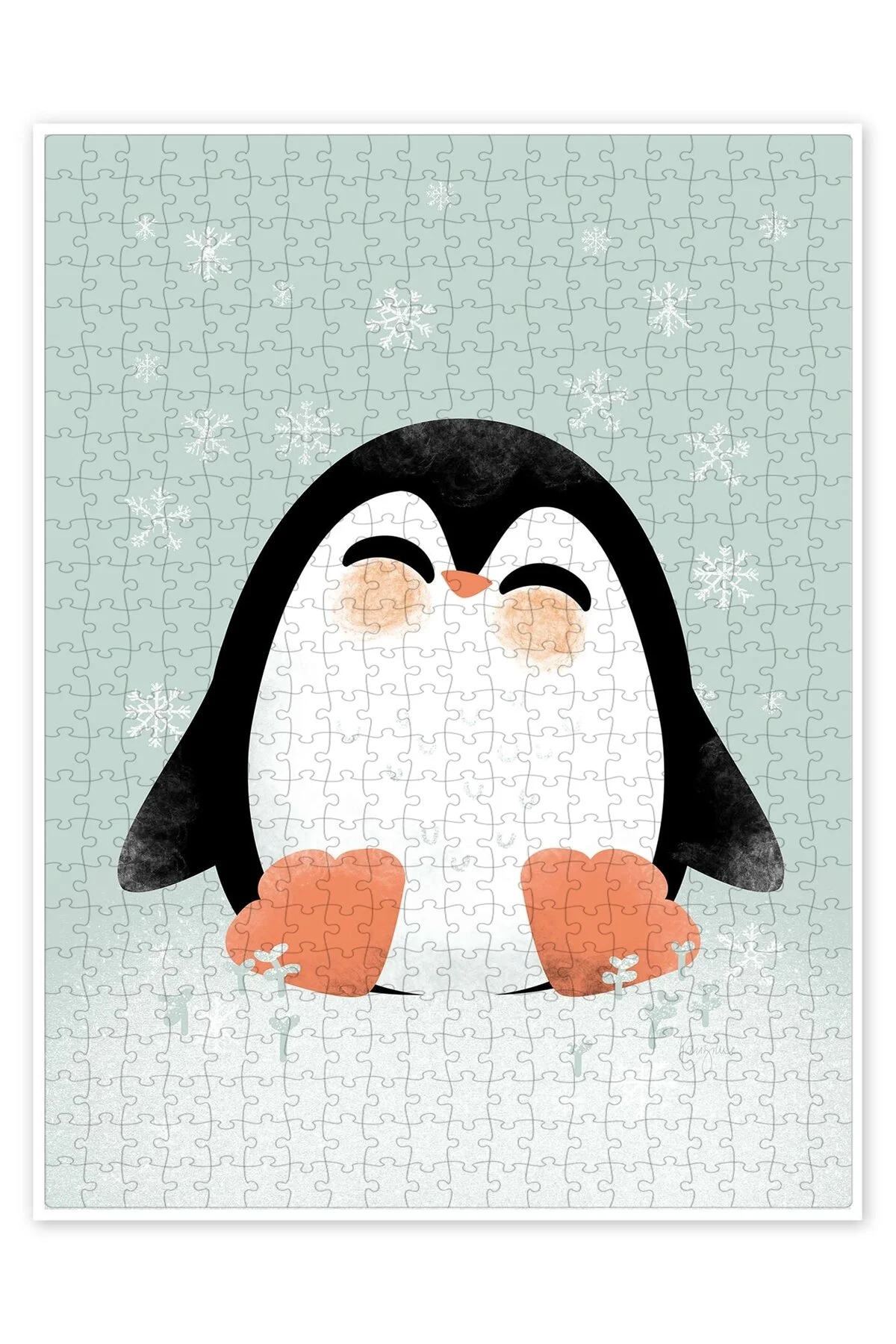 پازل ANIMAL FRIENDS PENGUIN 500 PIECE PUZZLE JIGSAW CHEERFUL THEMED FOR CHILDREN از ترکیه Jeronkarji