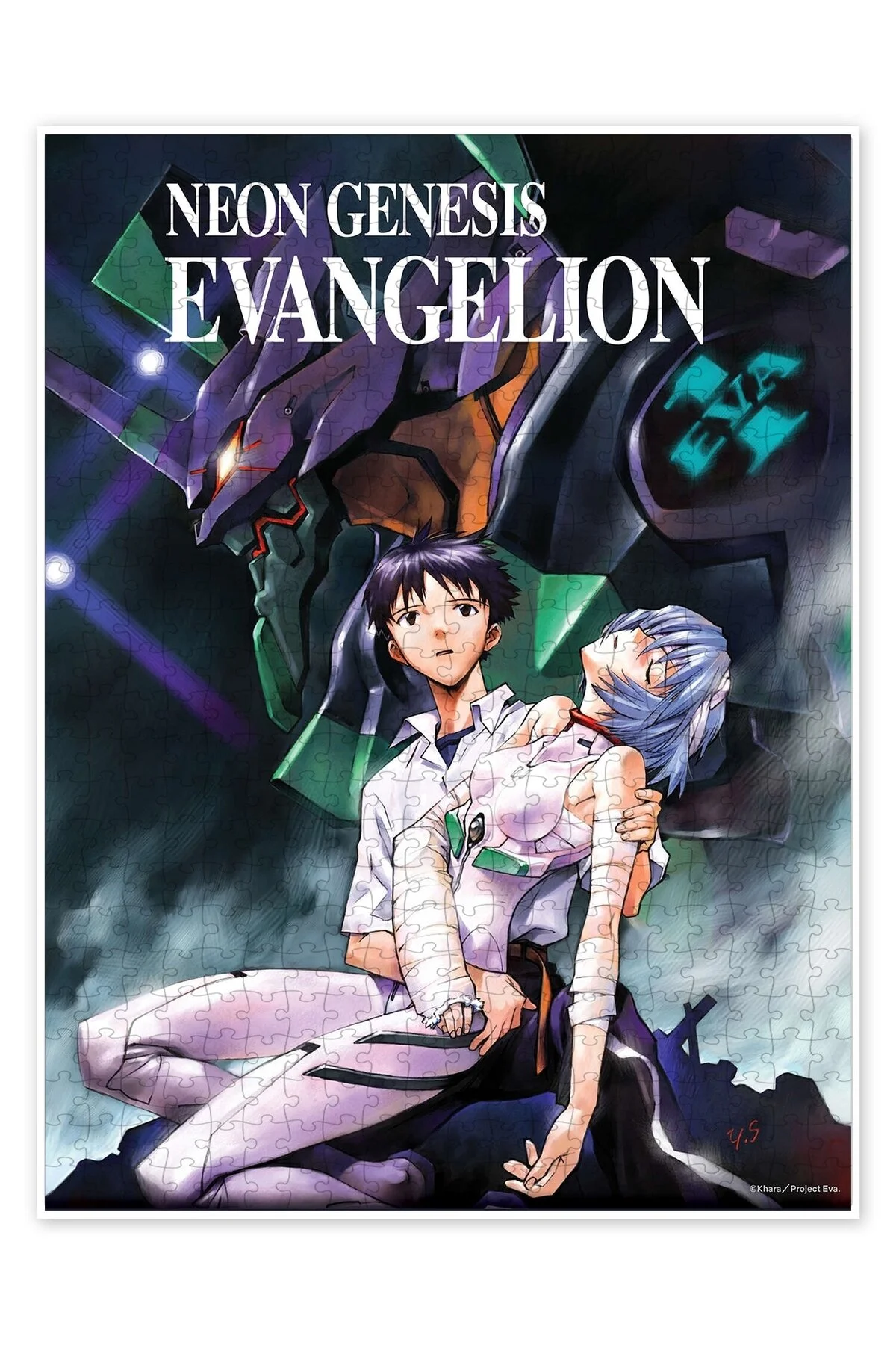 پازل موضوع فیلم کلاسیک اره منبت کاری مویی نئون GENESIS EVANGELION 500 PIECE از ترکیه Jeronkarji