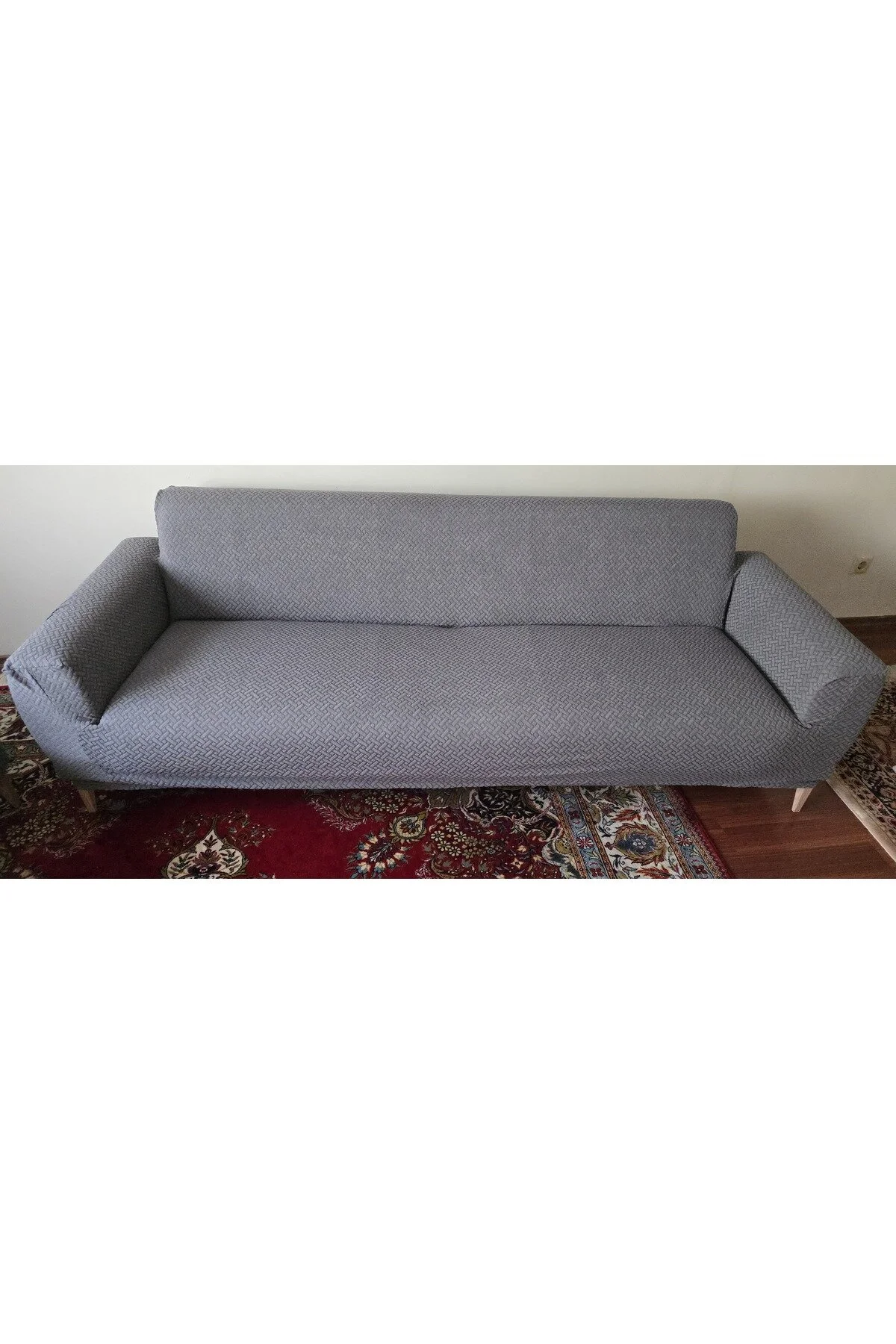 روکش مبل یک الگوی حصیری با کیفیت نیمه 3 1 تایر پوشش صندلی مجموعه غلاف Rişte Home