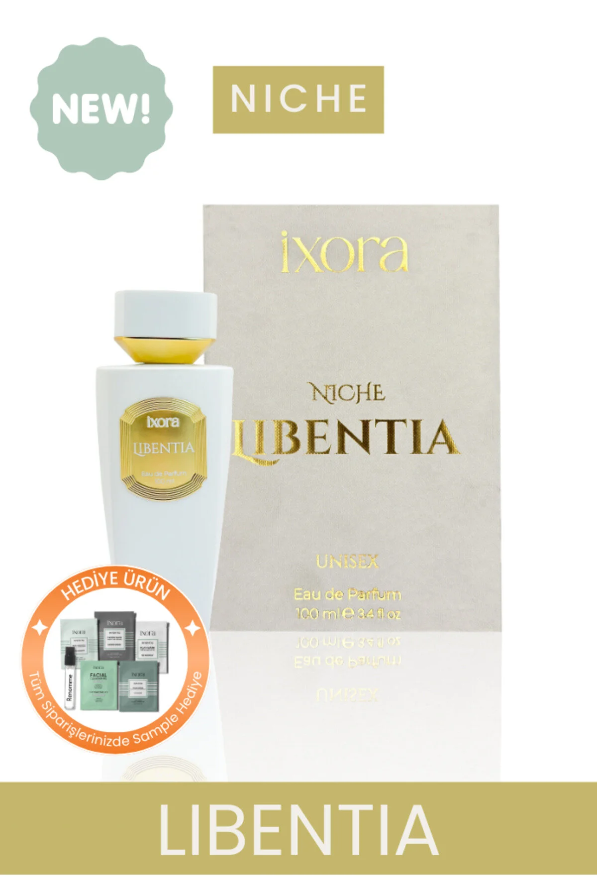 عطر IXORA LIBENTA 100 ML یونیسکس PARFUM اکسورا Ixora