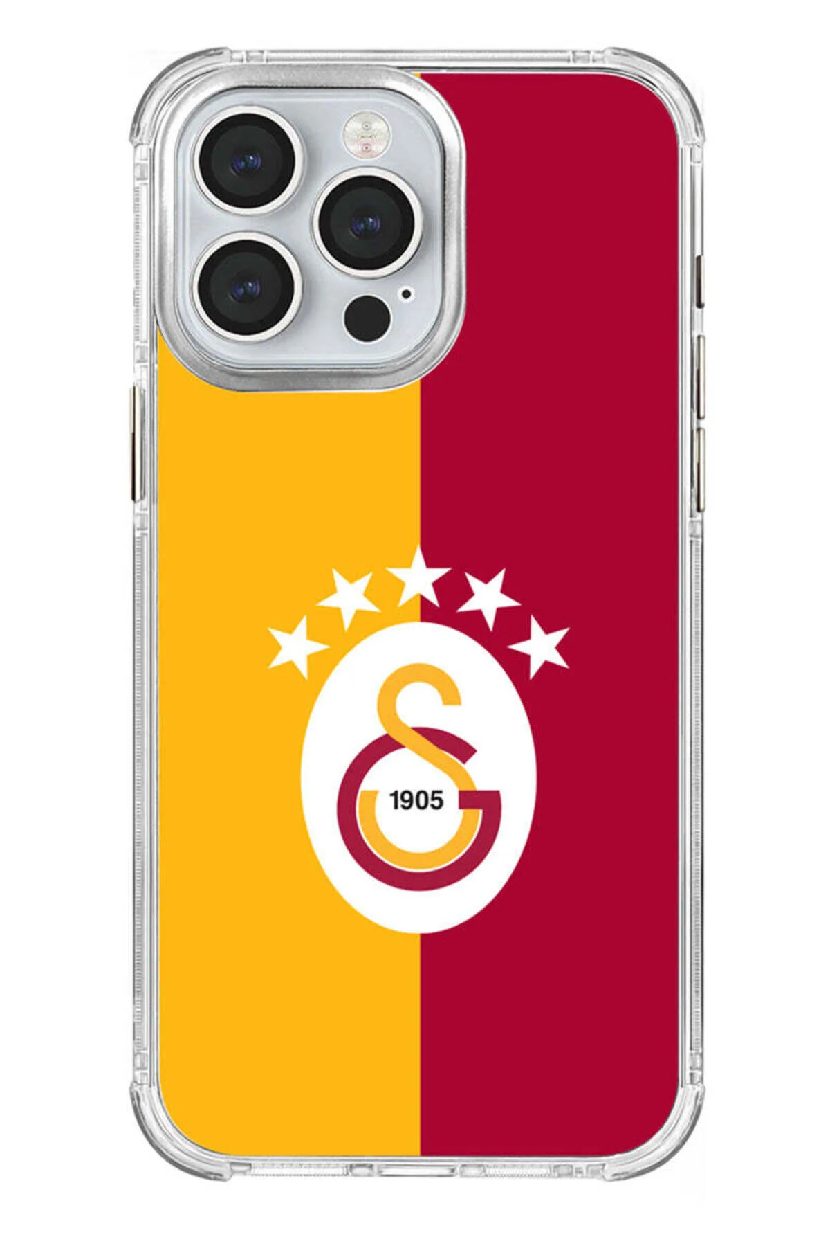 کاور و قاب گوشی دارای مجوز پرچمدار 5 ستاره گالاتاسرای سازگار با IPHONE 15 PRO MAX Galatasaray
