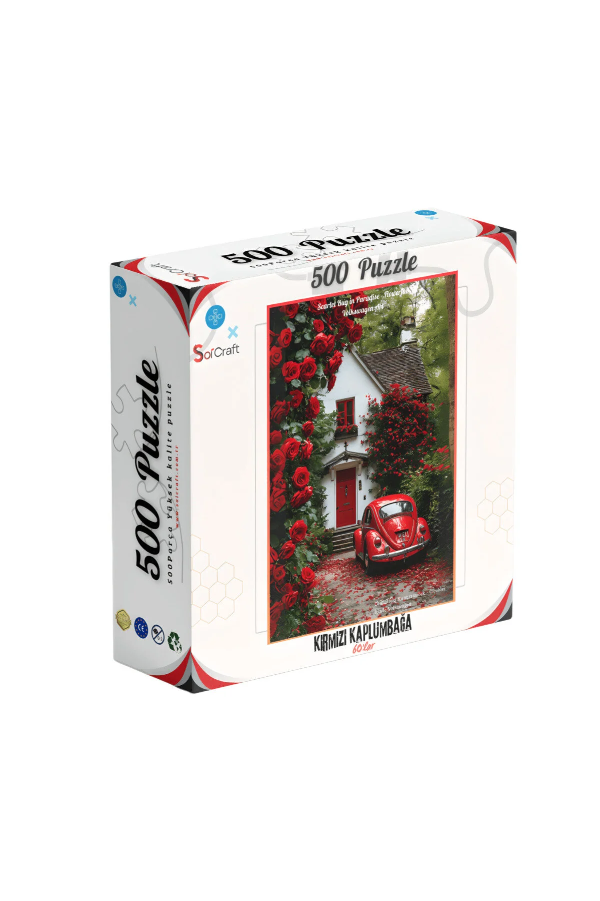 پازل 500 تکه لاک پشت قرمز Soi Craft