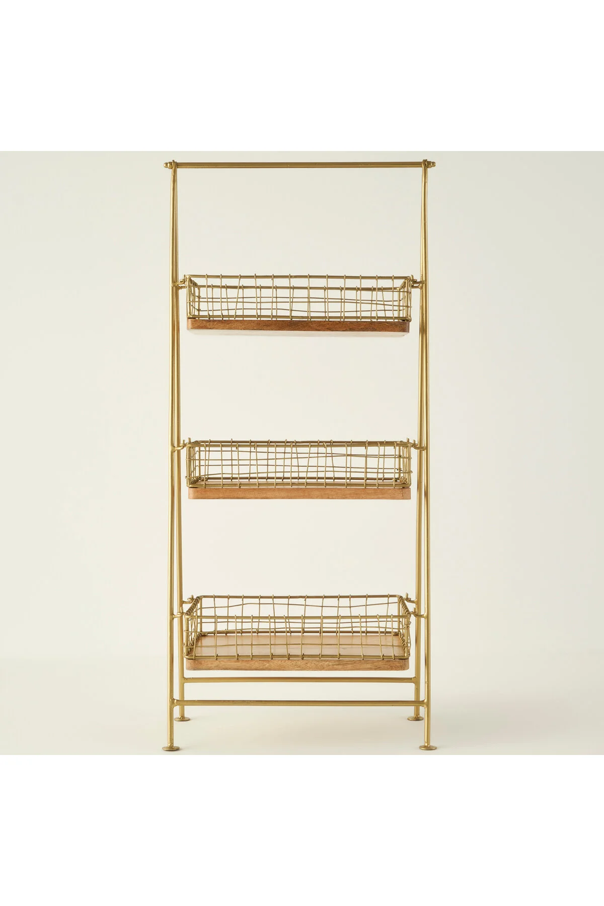 قفسه حمام CADDY 3 STOREY SHELF NATUREL 37X23X87 سانتی متر بلا میسون Bella Maison