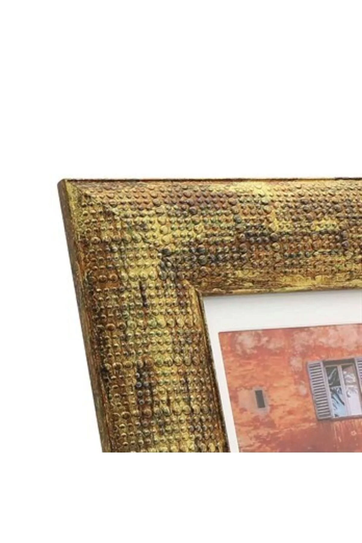 قاب عکس طلایی چوبی آنتیک هارمونی 4x6 10x15 سانتی متر Vitale